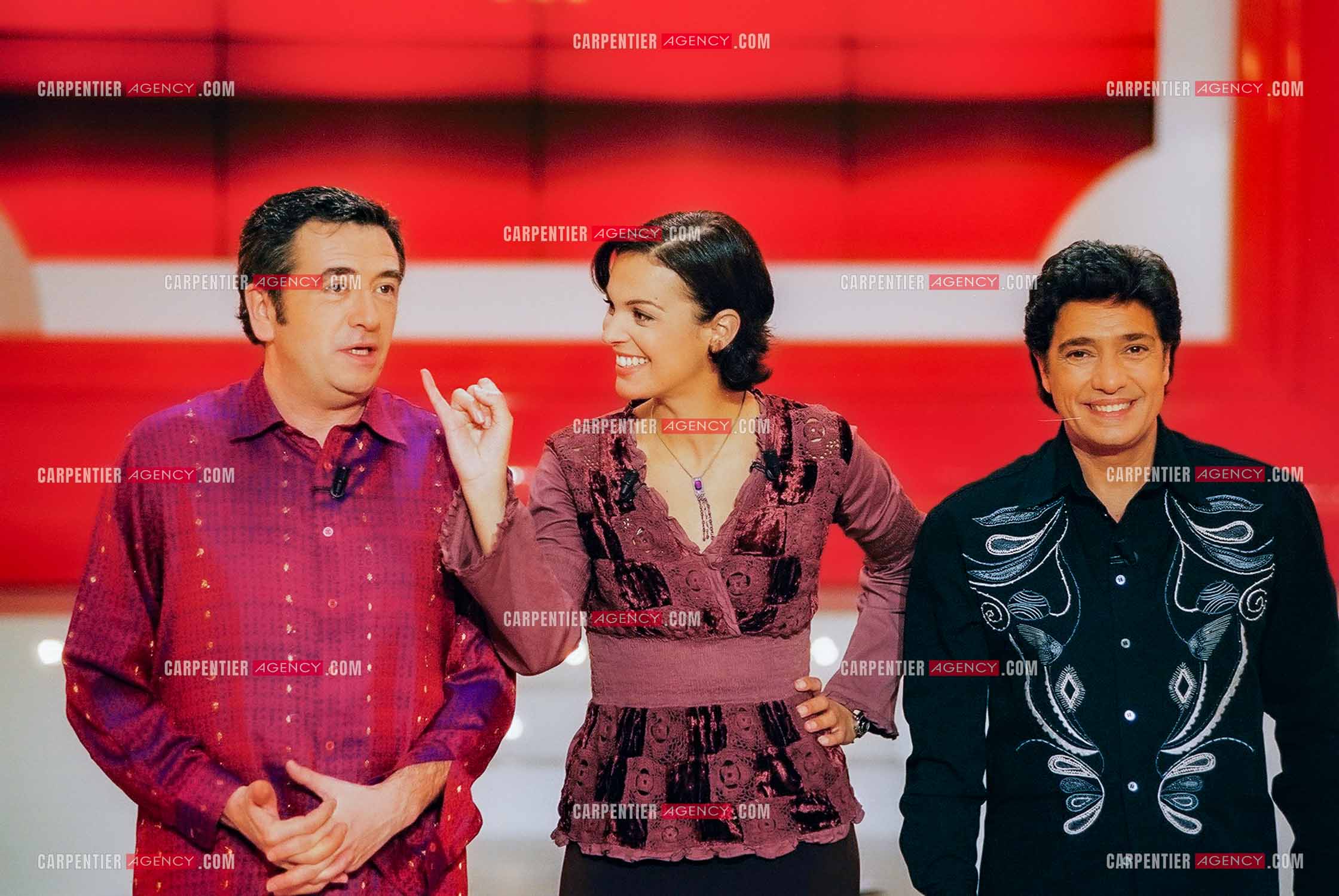 Émission “Le Fabuleux Destin“ présentée par l'animatrice Isabelle Giordano avec comme invités Jean-Yves Lafesse et Frédéric François.  ( Exclusif )