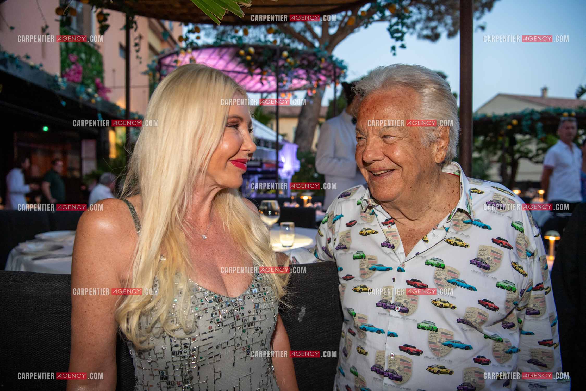 Lady Monica Bacardi et Massimo Gargia.      ( Exclusif )