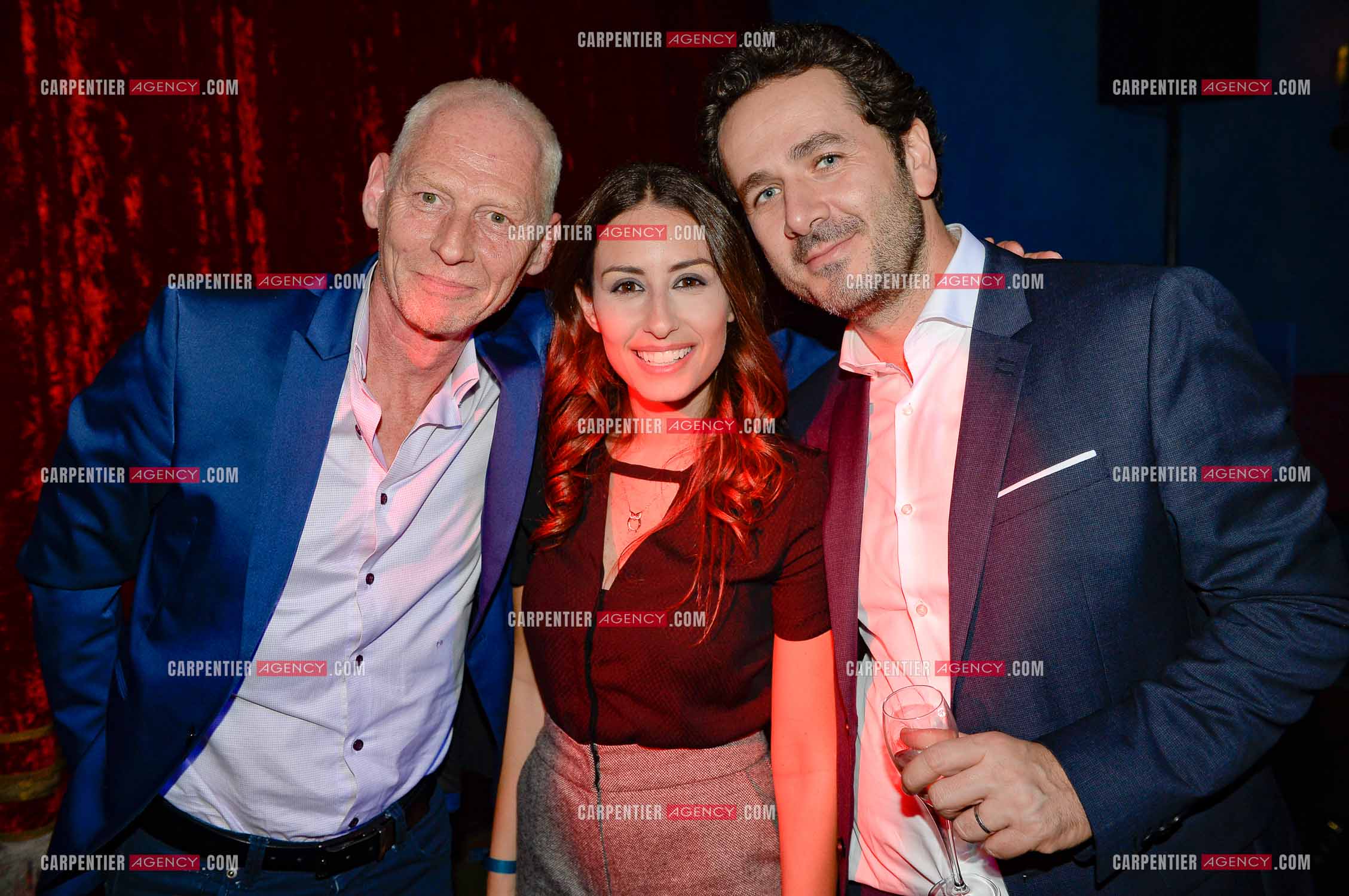 Pascal Broussot, la chanteuse Hiba Tawaji et le producteur de la comédie musicale Notre Dame de Paris Nicolas Talar.     ( Exclusif )