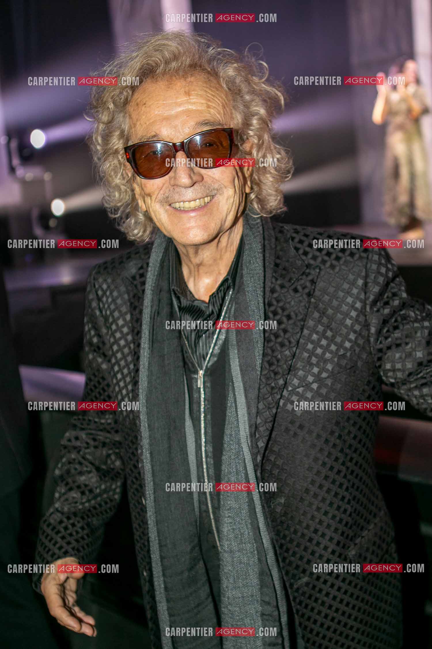 Générale de la comédie musicale Notre Dame de Paris au Palais des Congrés de Paris le 23 Nov 2023. L'auteur Luc Plamondon.