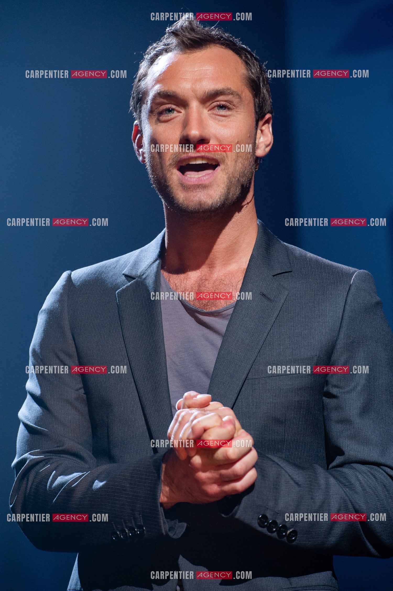 Concert au Zénith de Paris donné pour la journée internationale de la paix. L'acteur Jude Law.                                           ( Exclusif )