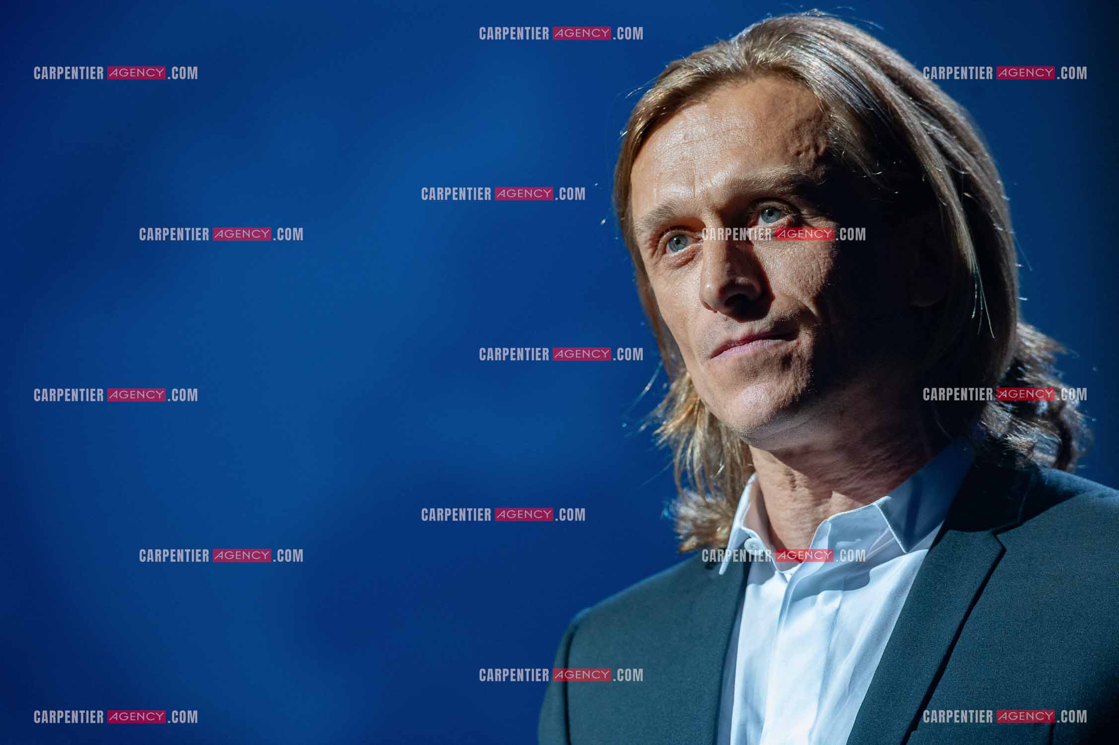 Concert au Zénith de Paris donné pour la journée internationale de la paix. Le fondateur de “ PEACE ONE DAY “ l'acteur Jérémy Gilley.  ( Exclusif )