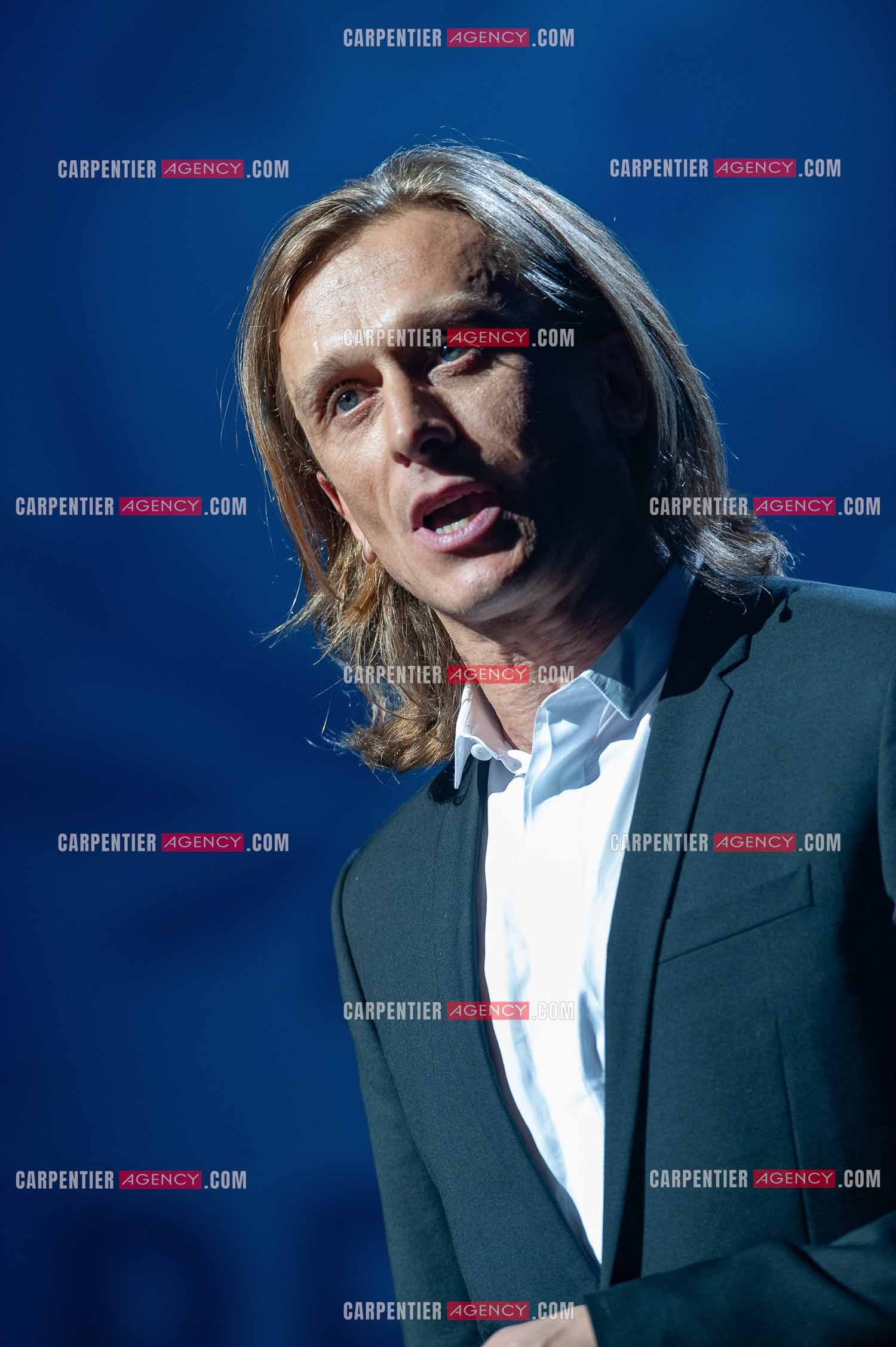 Concert au Zénith de Paris donné pour la journée internationale de la paix. Le fondateur de “ PEACE ONE DAY “ l'acteur Jérémy Gilley.  ( Exclusif )
