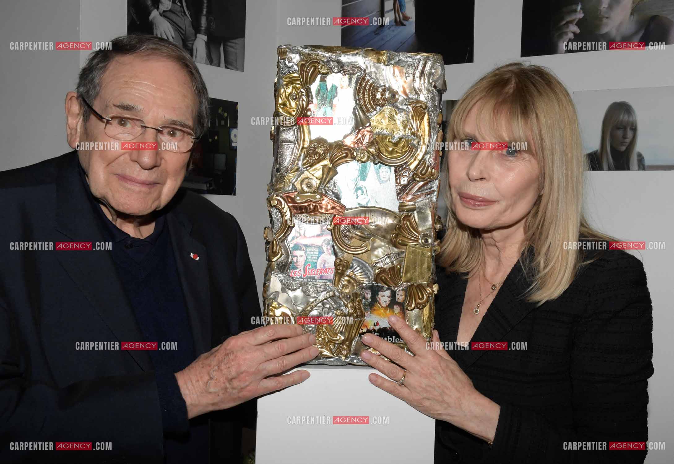 L'acteur Robert Hossein et son épouse Candice Patou.     ( Exclusif )