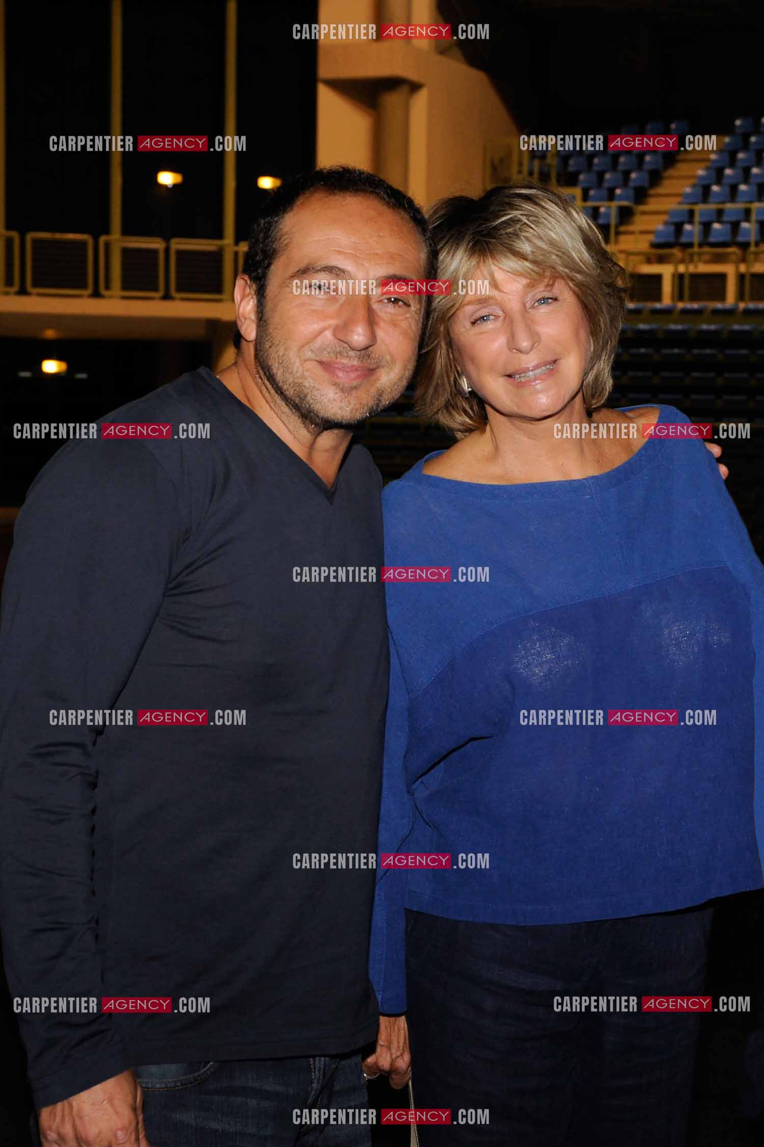 Les Aventures de Rabbi Jacob. La nouvelle comédie musicale de 2008 mise en scène par Patrick Timsit et adaptée du film “ Les Aventures de Rabbi Jacob “ de Gérard Oury, sorti en 1973. Le metteur en scène Patrick Timsit et la fille de Gérard Oury Danièle Thompson.          ( Exclusif )