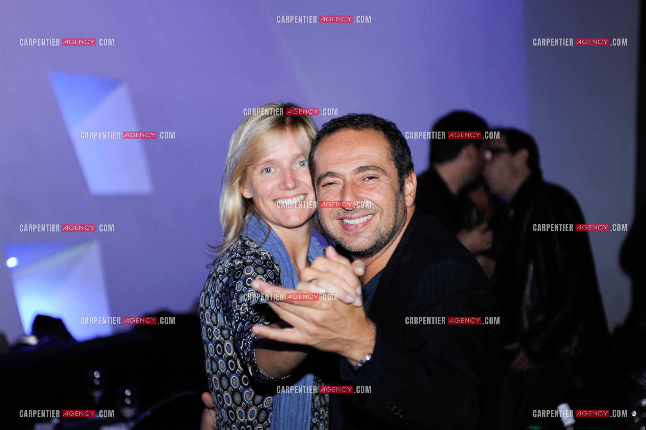 La productrice Isabelle Roche et Patrick Timsit.   ( Exclusif )