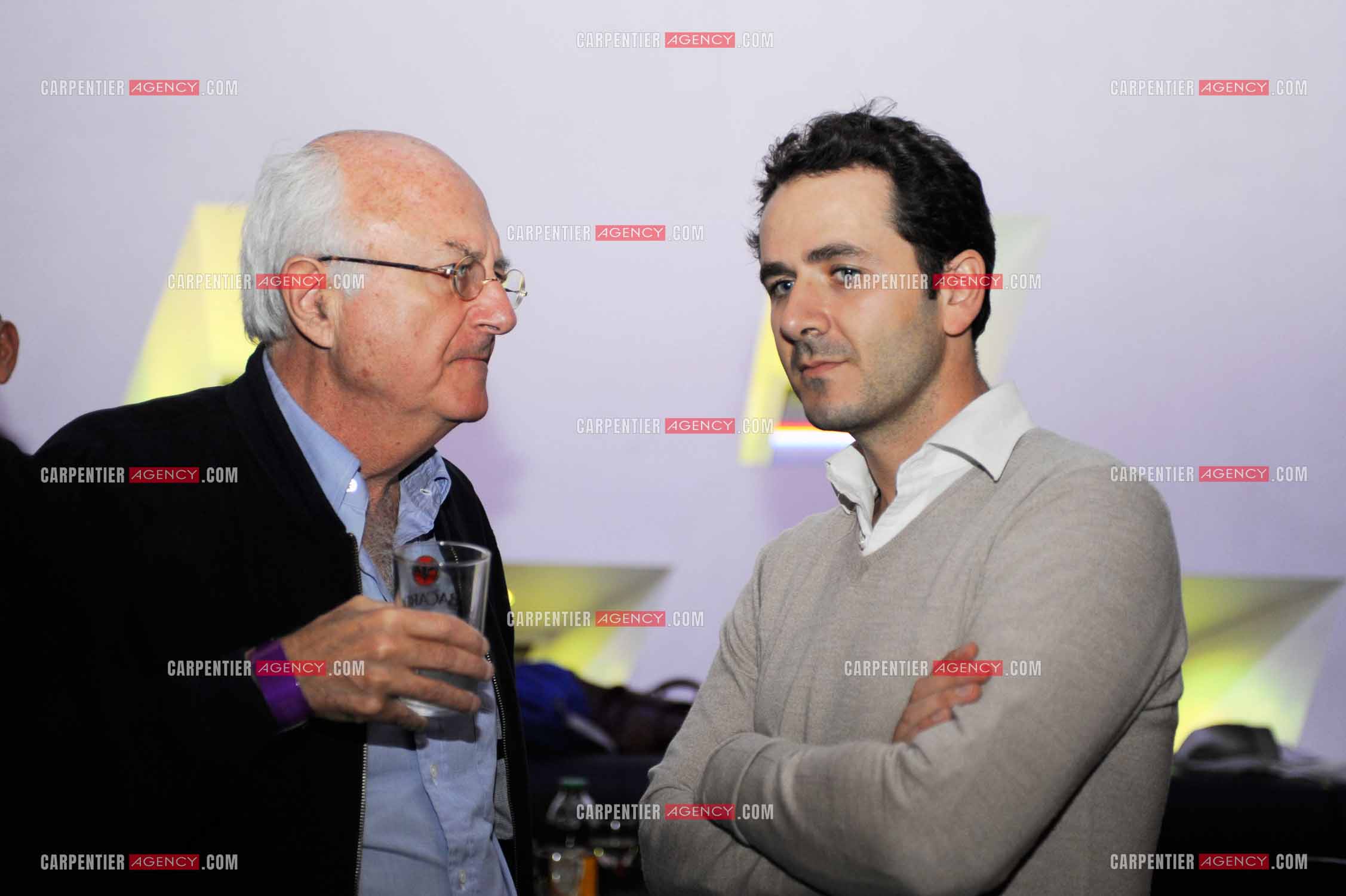 Les Aventures de Rabbi Jacob. La nouvelle comédie musicale de 2008 mise en scène par Patrick Timsit et adaptée du film “ Les Aventures de Rabbi Jacob “ de Gérard Oury, sorti en 1973. Vladimir Costa et le producteur Nicolas Talar.         ( Exclusif )