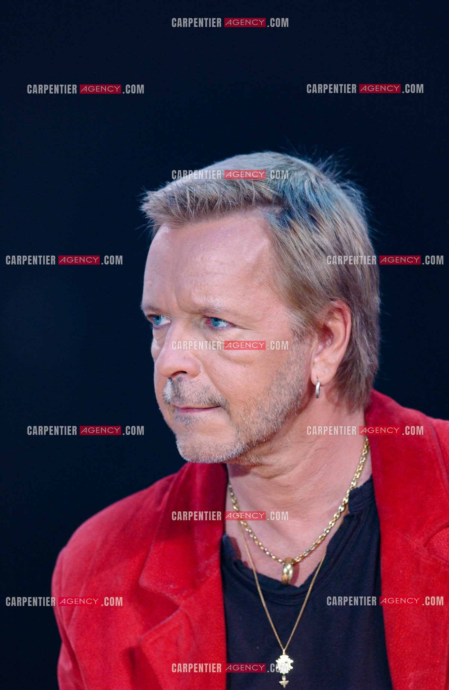 Le chanteur Renaud Séchan en concert pour l'anniversaire des 20 ans du Zénith de Paris.