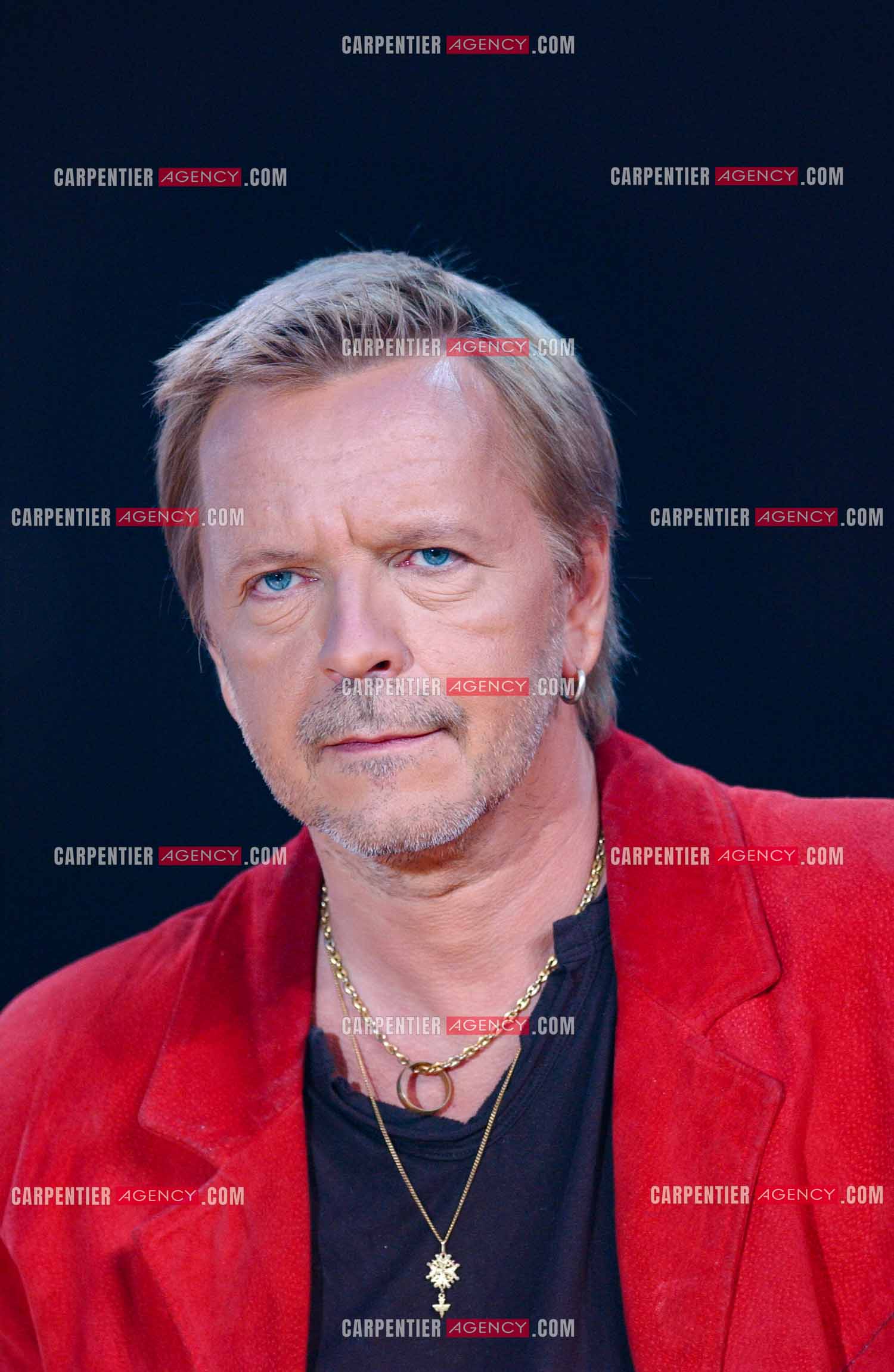 Le chanteur Renaud Séchan en concert pour l'anniversaire des 20 ans du Zénith de Paris.