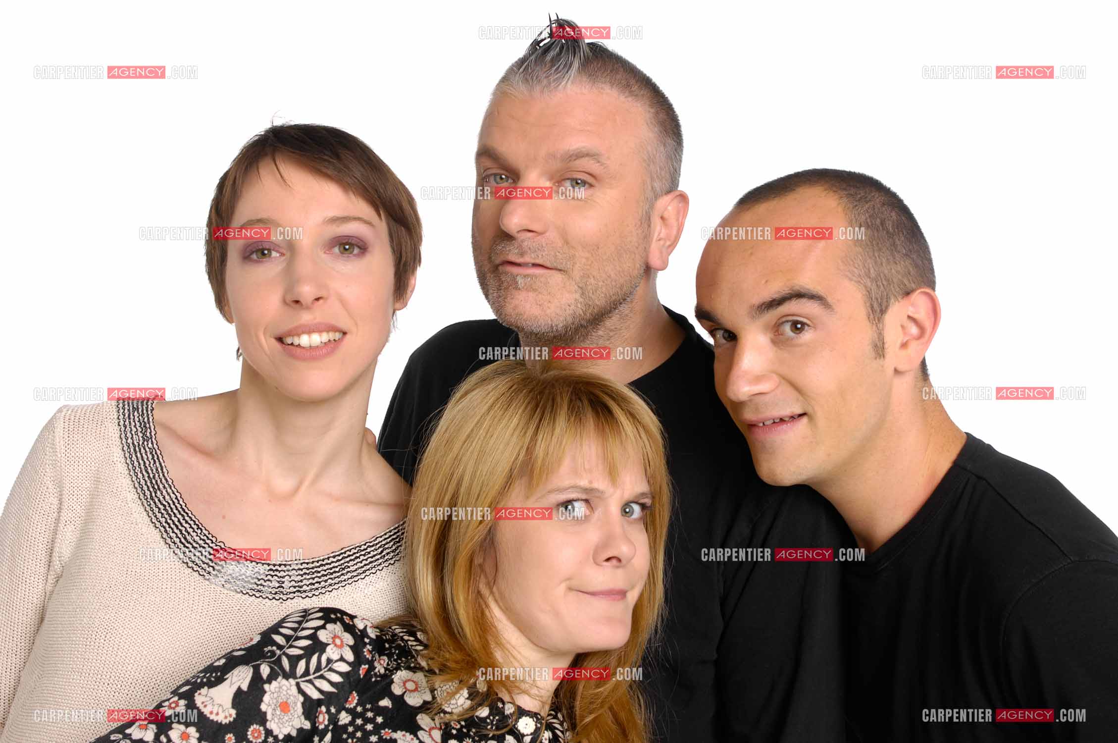 La troupe " Génération Sylvestre " avec Sansévérino, Guillaume Adelbert, Agnès Bihl, et Jeanne Cherhal. ( Exclusif )