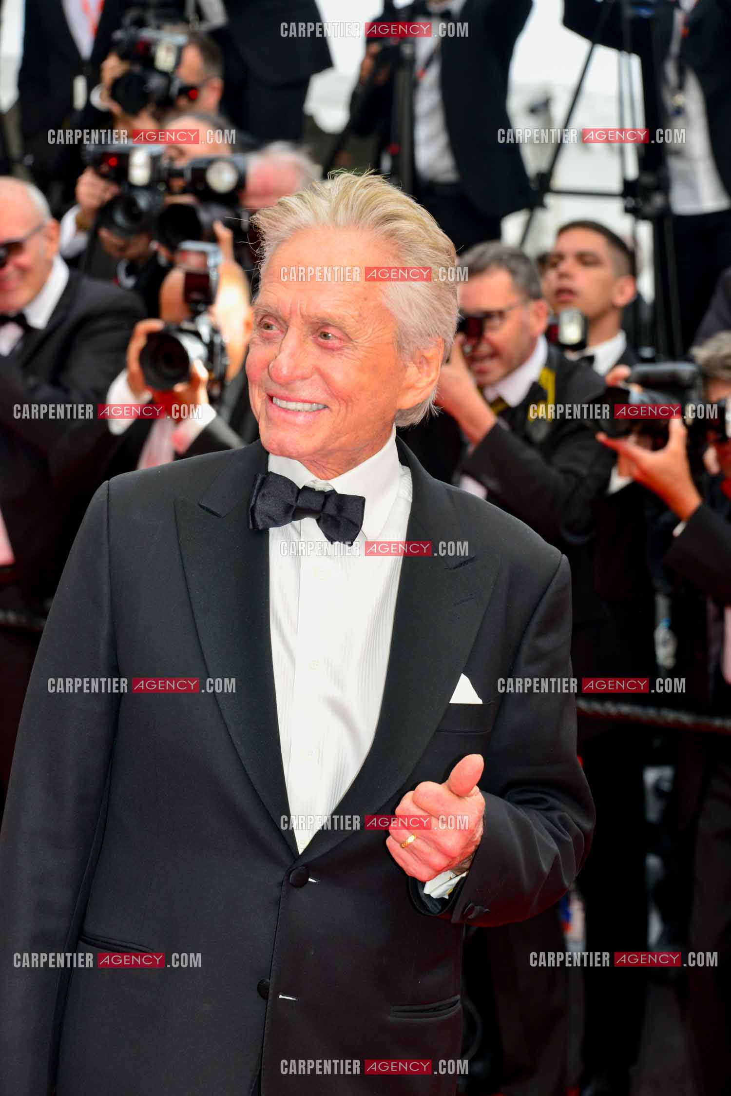 Festival de Cannes 2023. 76e édition, du 16 au 27 mai 2023 au Palais des festivals, à Cannes. Michael Douglas reçoit la Palme d'honneur.