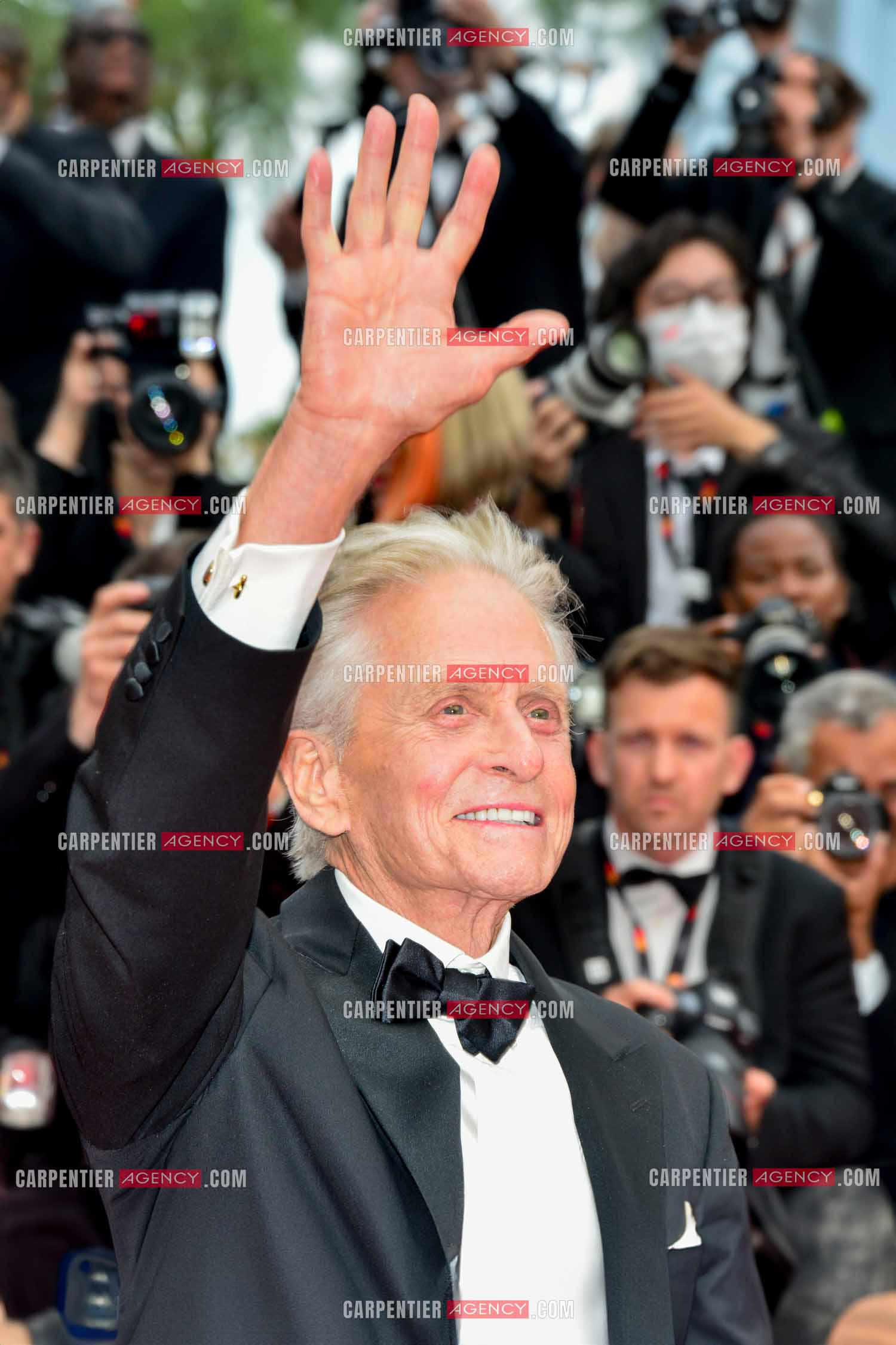 Festival de Cannes 2023. 76e édition, du 16 au 27 mai 2023 au Palais des festivals, à Cannes. Michael Douglas reçoit la Palme d'honneur.