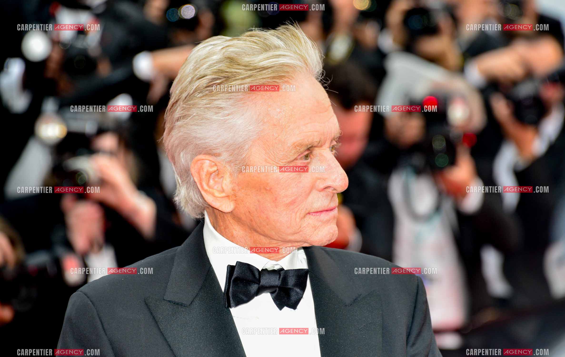 Festival de Cannes 2023. 76e édition, du 16 au 27 mai 2023 au Palais des festivals, à Cannes. Michael Douglas reçoit la Palme d'honneur.