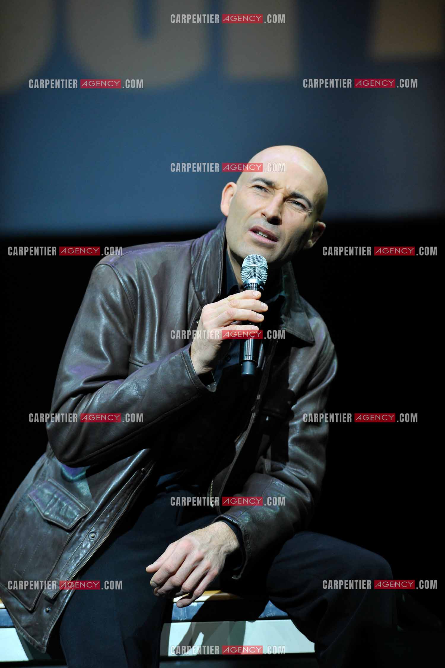 L'humoriste Nicolas Canteloup au Zenith de Paris en 2010.  ( Exclusif )