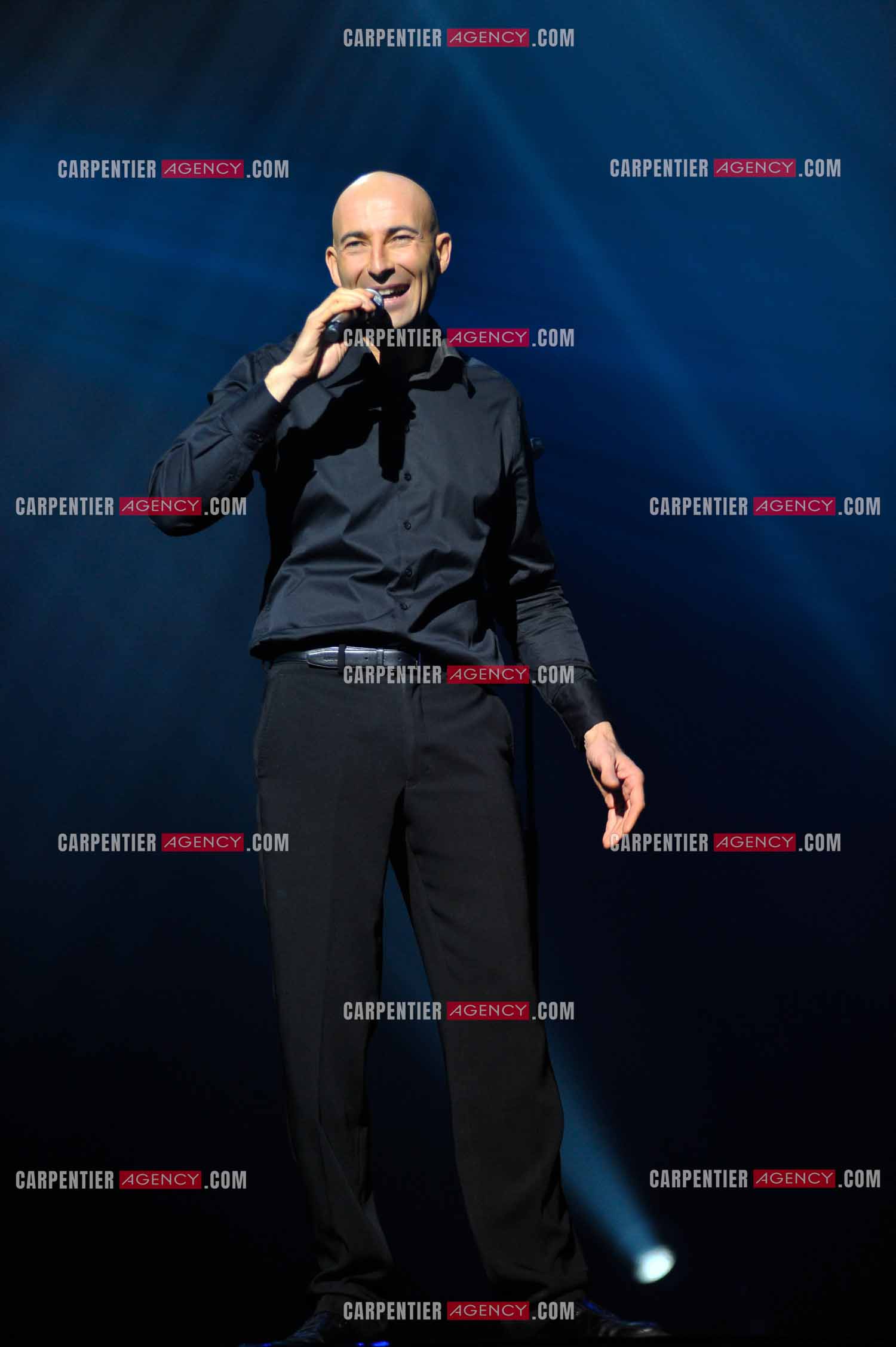 L'humoriste Nicolas Canteloup au Zenith de Paris en 2010.  ( Exclusif )