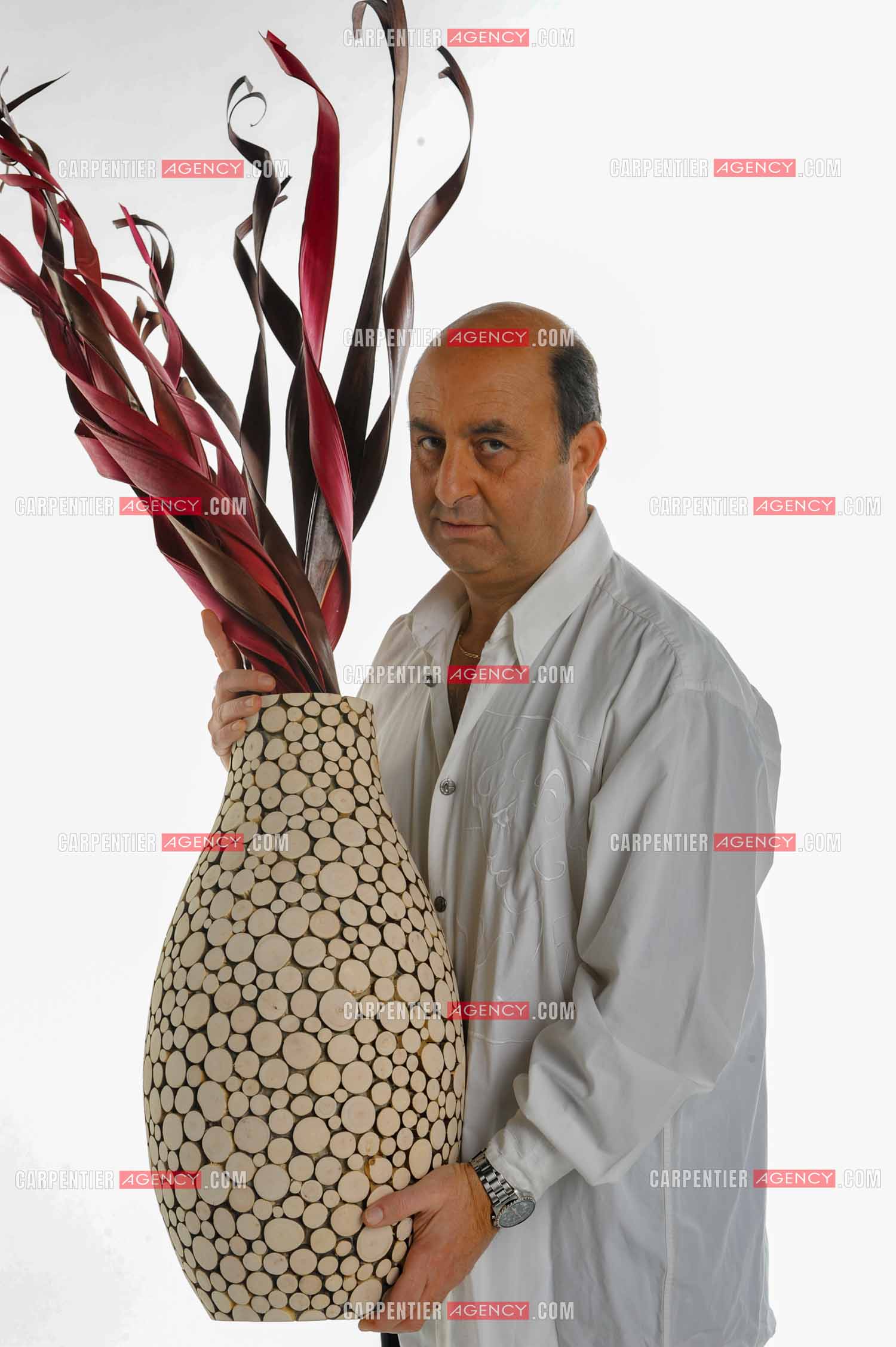 L'humoriste Richard Taxi en studio. ( Exclue )