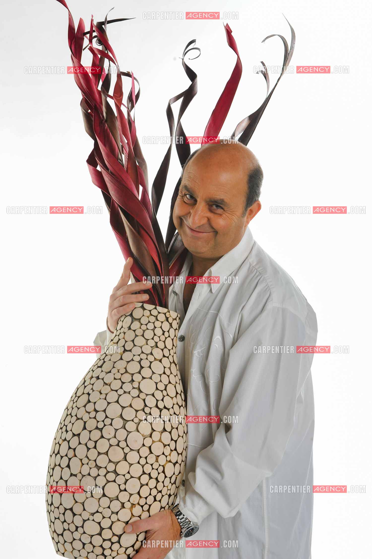 L'humoriste Richard Taxi en studio. ( Exclue )