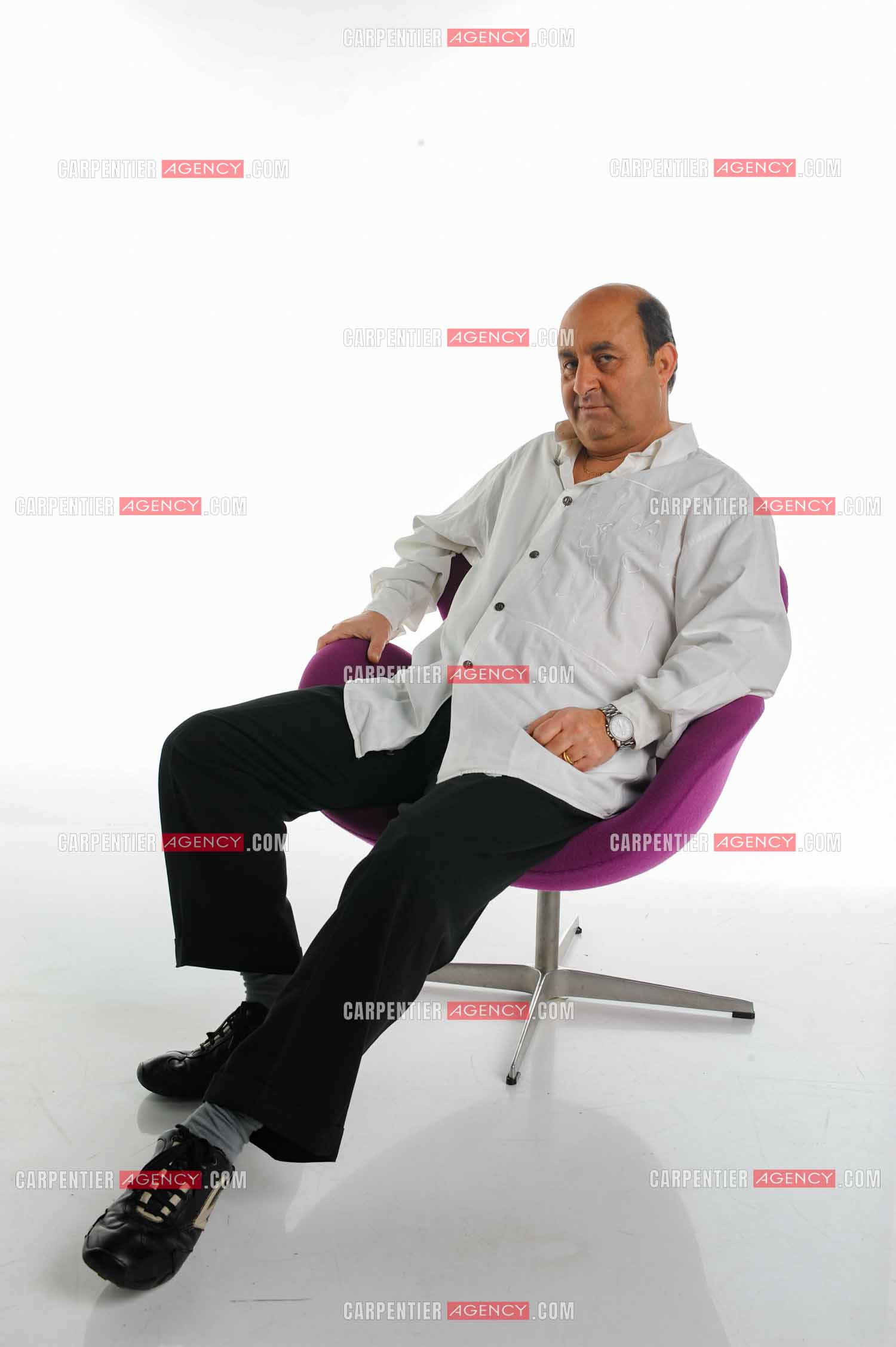 L'humoriste Richard Taxi en studio. ( Exclue )