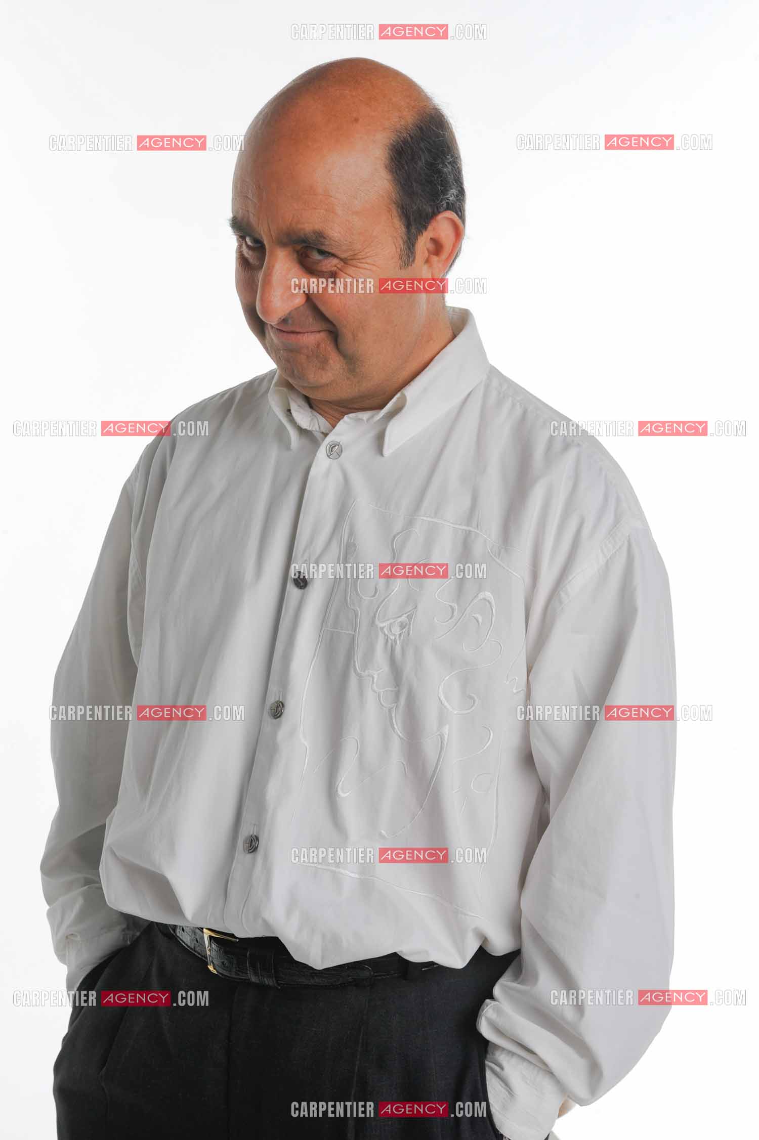 L'humoriste Richard Taxi en studio. ( Exclue )