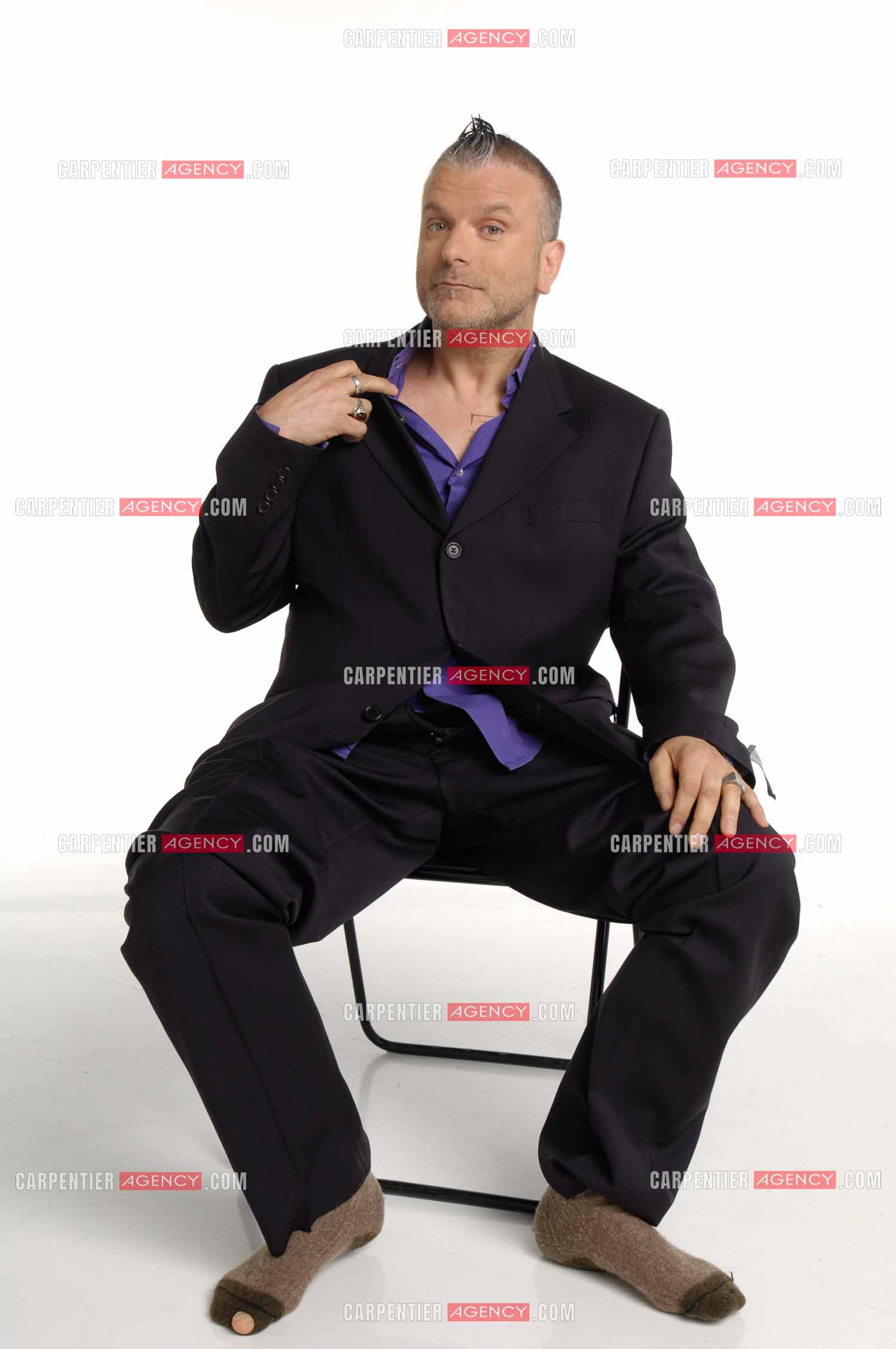 Le chanteur Sansévérino. ( Exclusif )