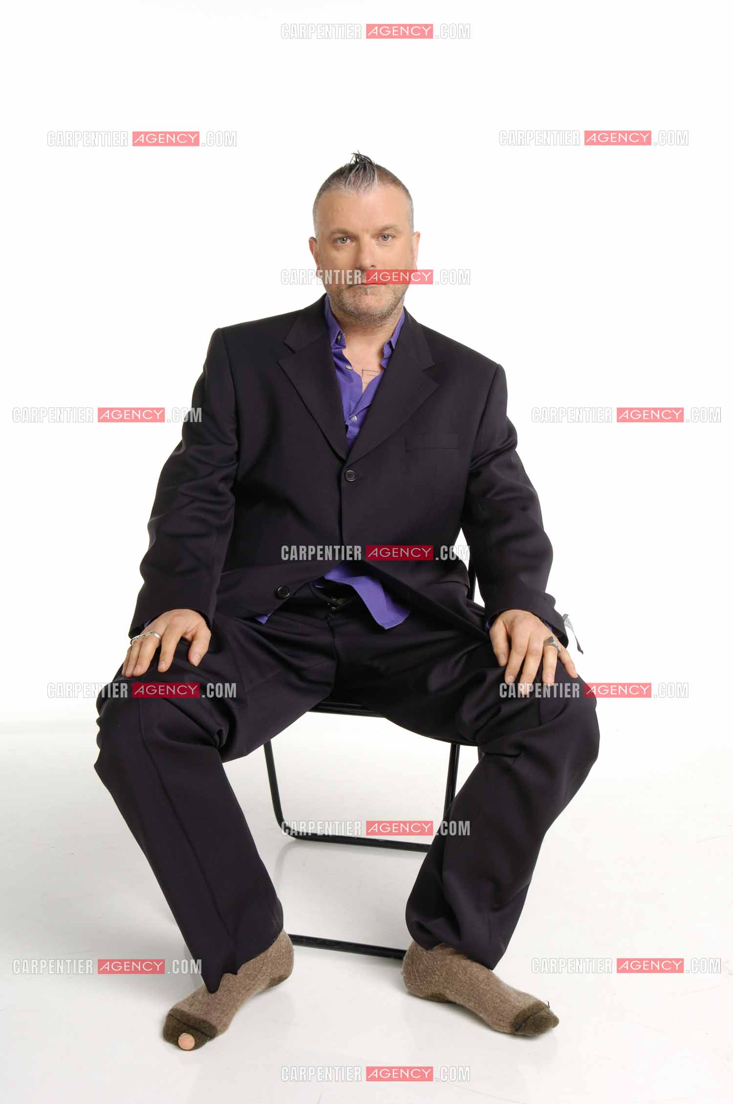 Le chanteur Sansévérino. ( Exclusif )