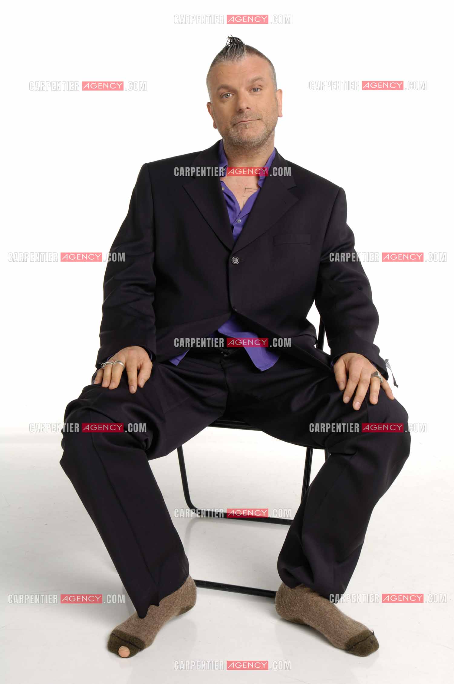 Le chanteur Sansévérino. ( Exclusif )