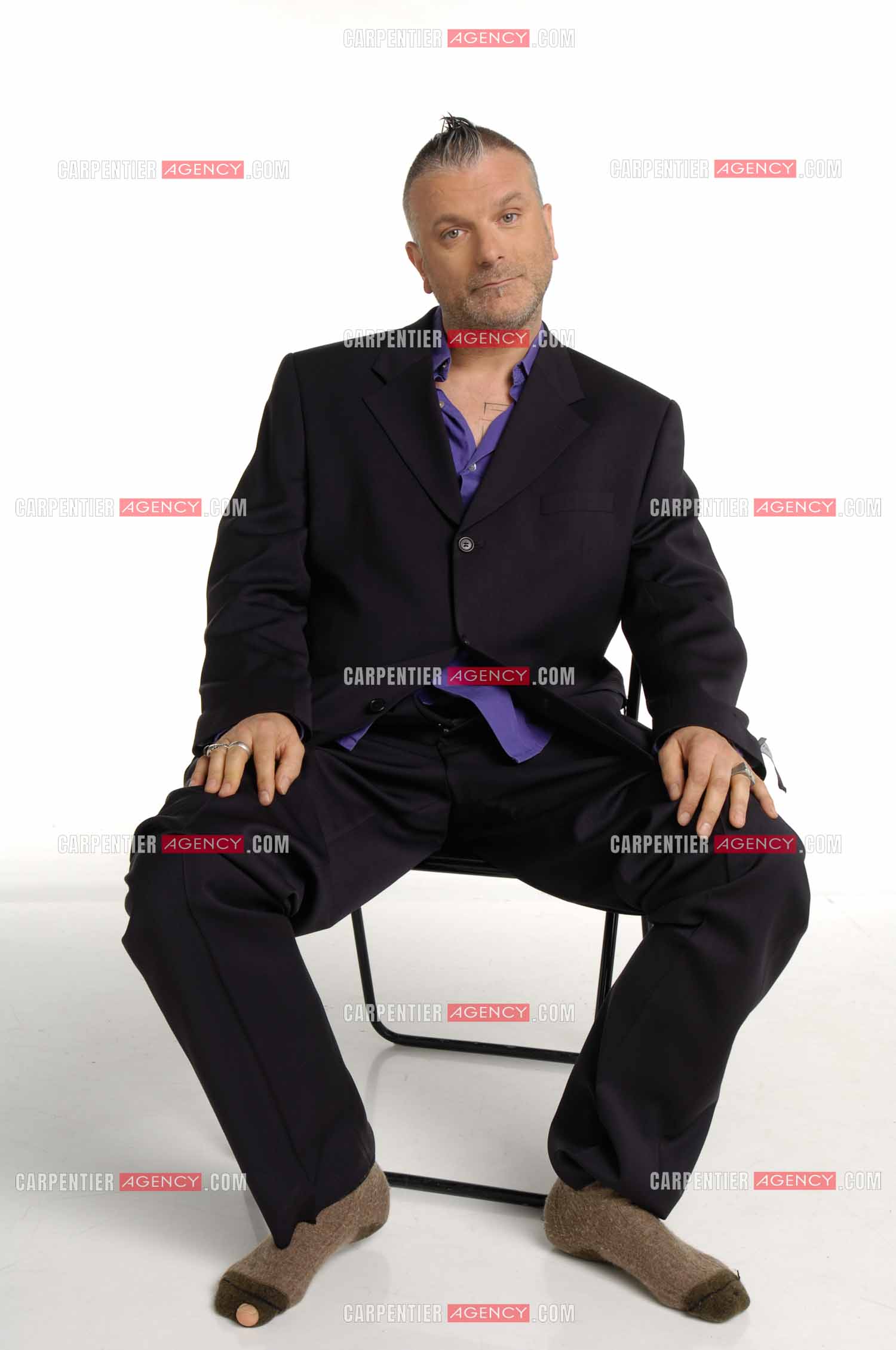 Le chanteur Sansévérino. ( Exclusif )