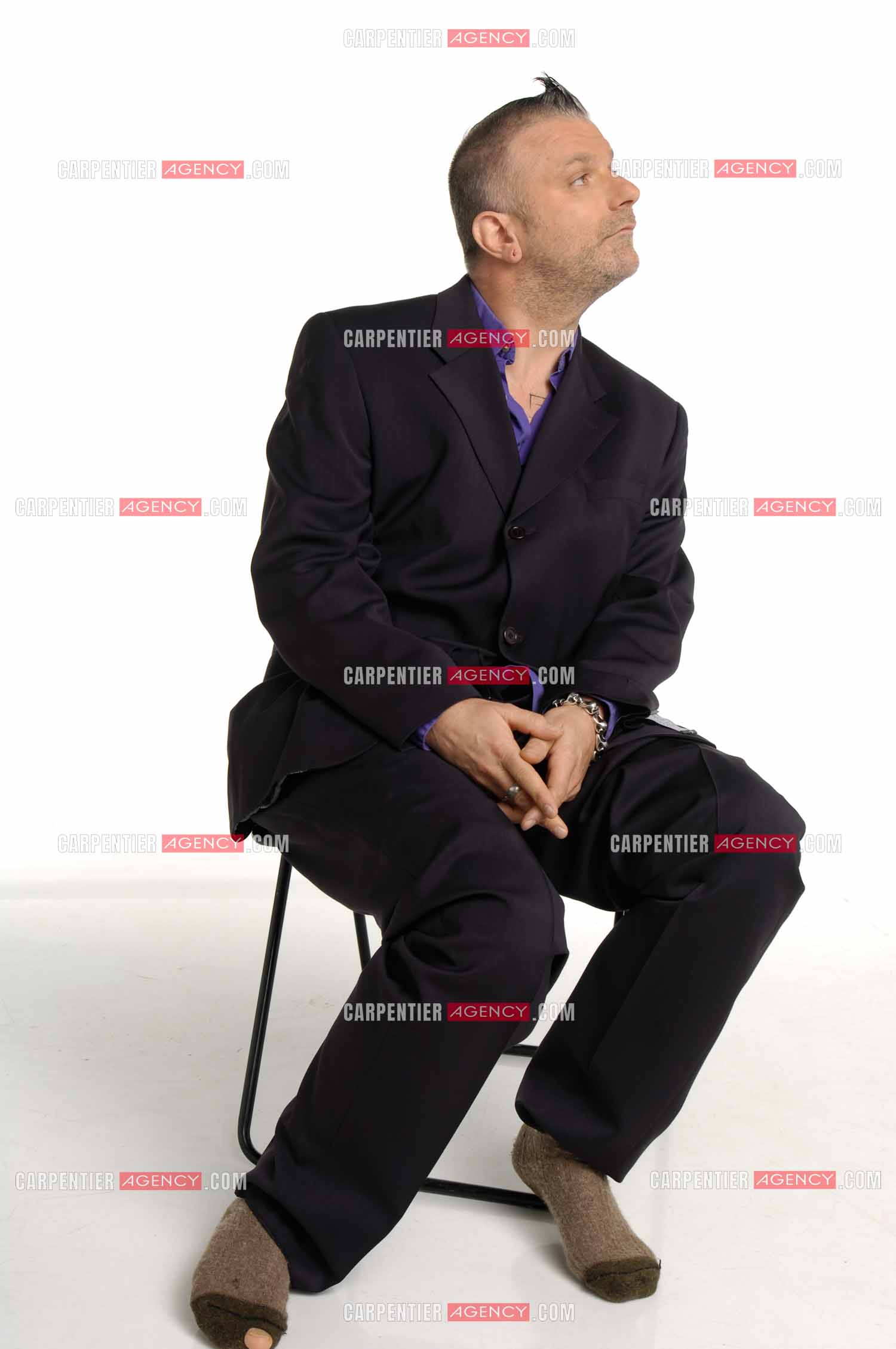 Le chanteur Sansévérino. ( Exclusif )