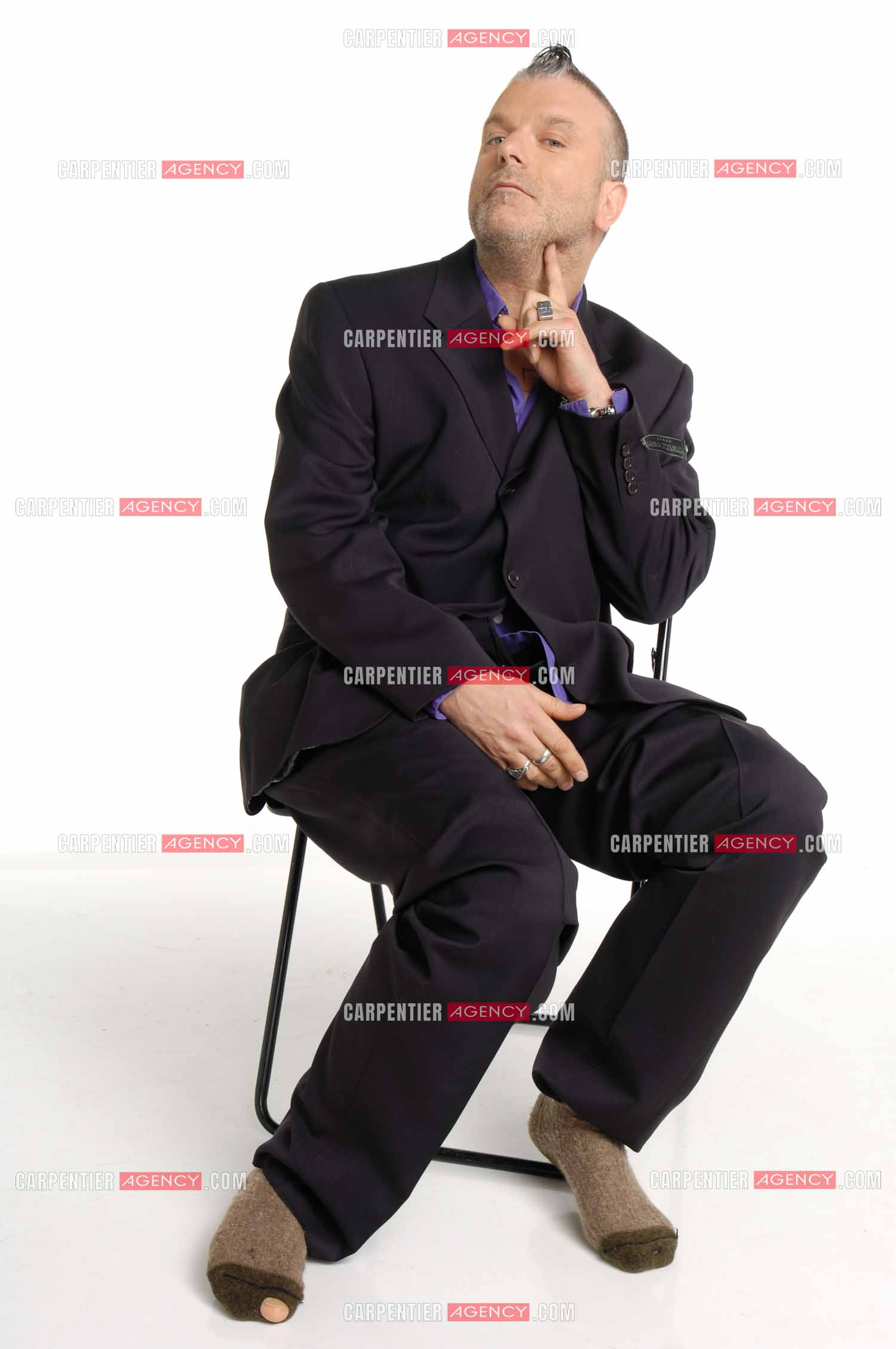 Le chanteur Sansévérino. ( Exclusif )