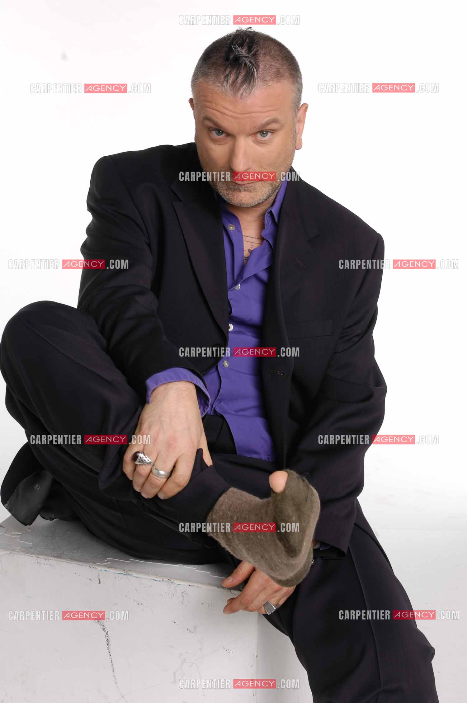 Le chanteur Sansévérino. ( Exclusif )