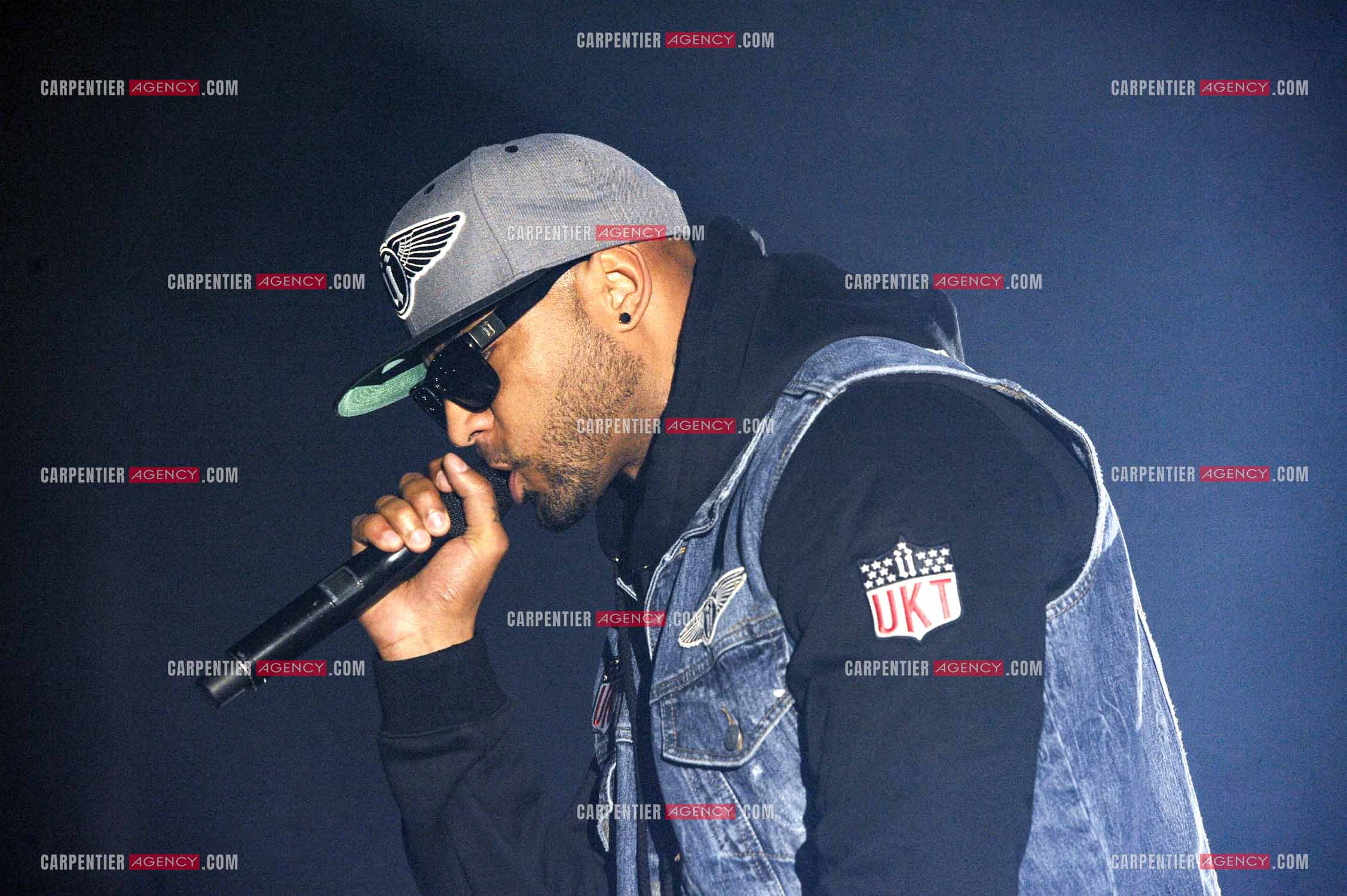 Le rappeur Élie Yaffa, dit Booba en concert au Zénith de Paris en 2007. ( Exclusif )