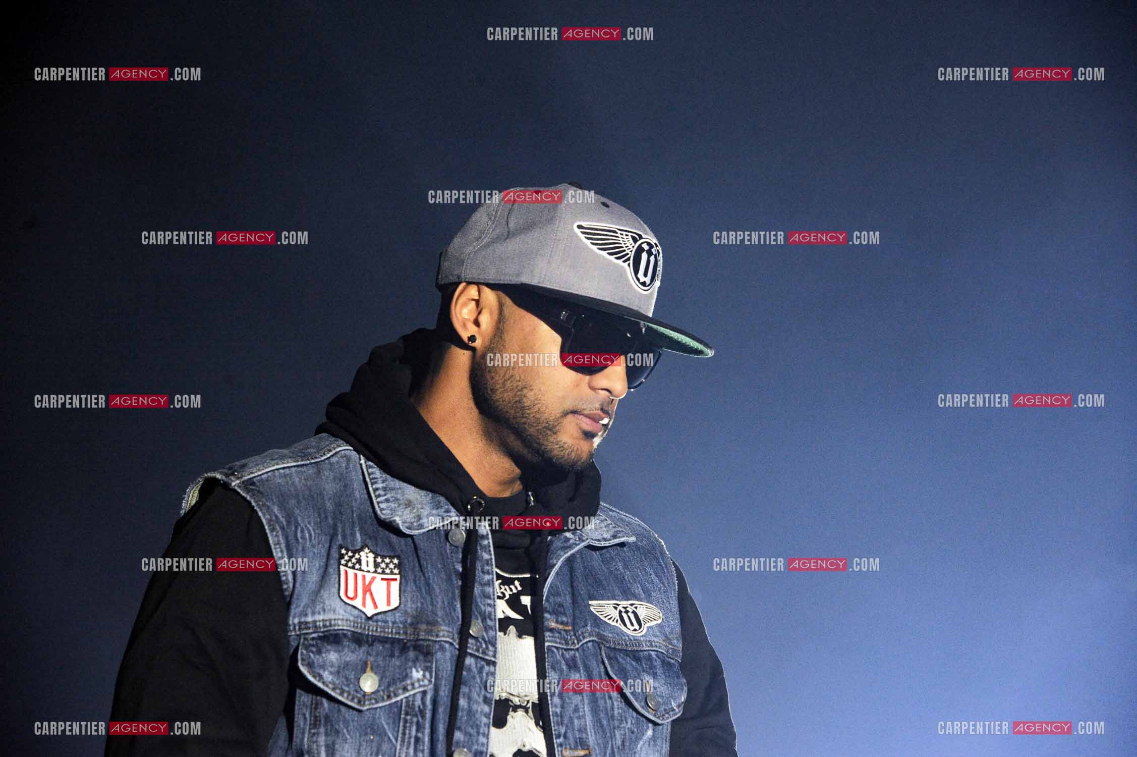 Le rappeur Élie Yaffa, dit Booba en concert au Zénith de Paris en 2007. ( Exclusif )