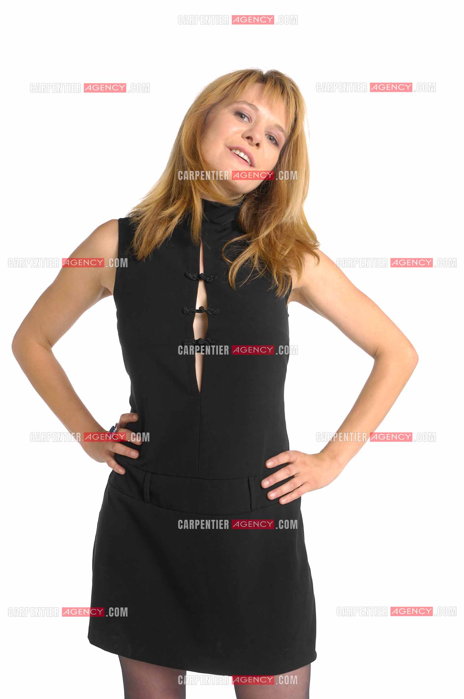 La chanteuse Agnès Bihl.   ( Exclusif )