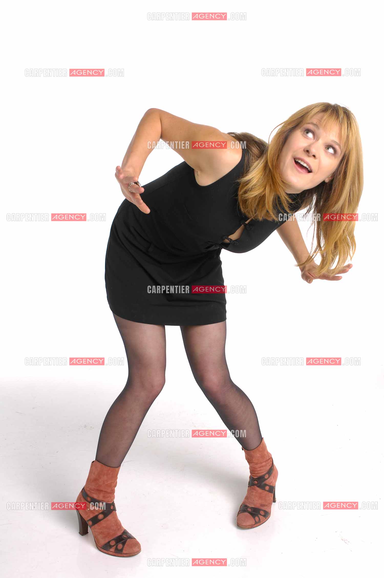 La chanteuse Agnès Bihl.   ( Exclusif )