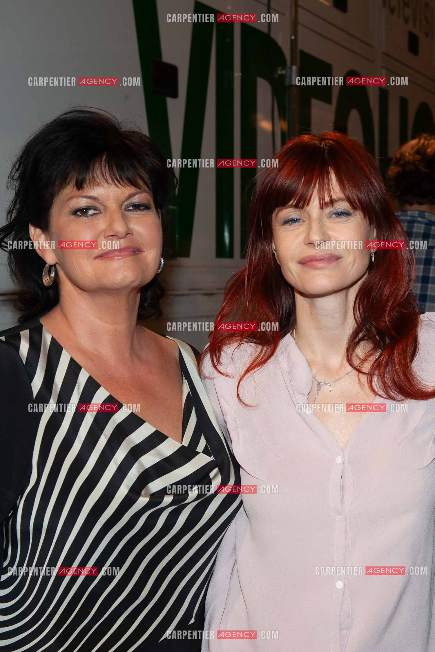 les chanteuses Maurane et Axelle Red lors du Télé Vie à Bruxelles en Belgique le 07 mai 2011.