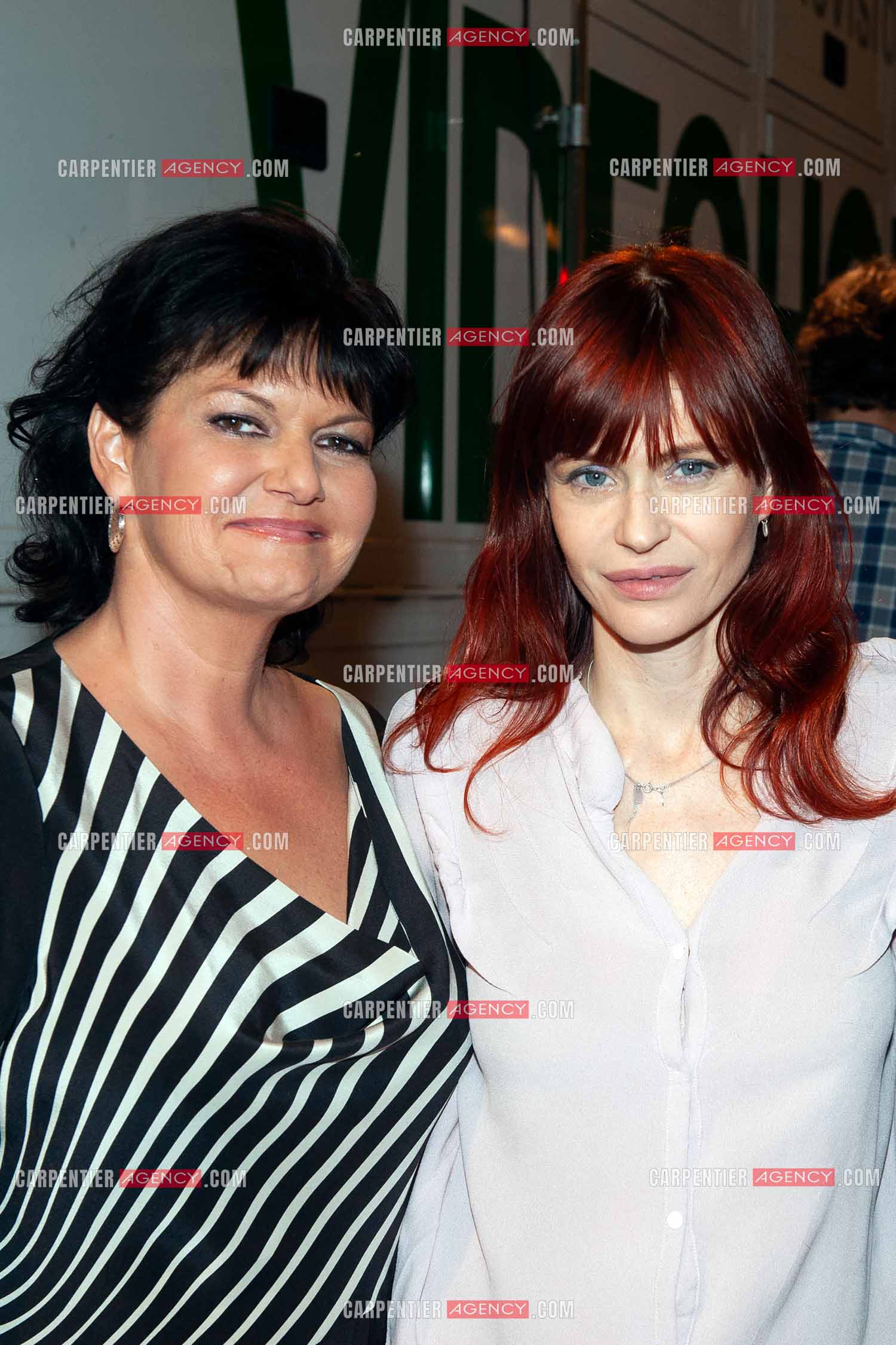 les chanteuses Maurane et Axelle Red lors du Télé Vie à Bruxelles en Belgique le 07 mai 2011.