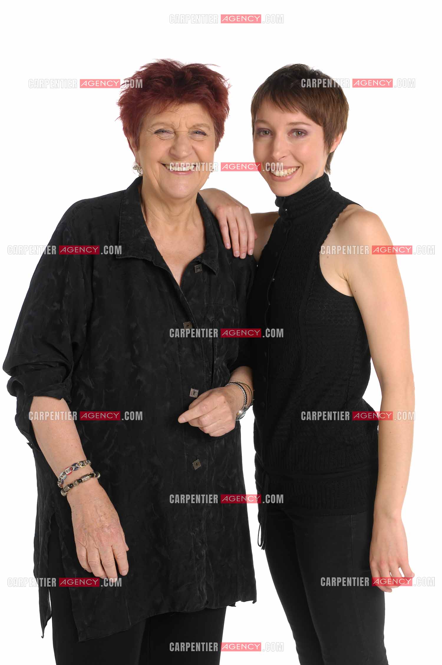 La chanteuse Anne Sylvestre et Jeanne Cherhal. ( Exclusif )