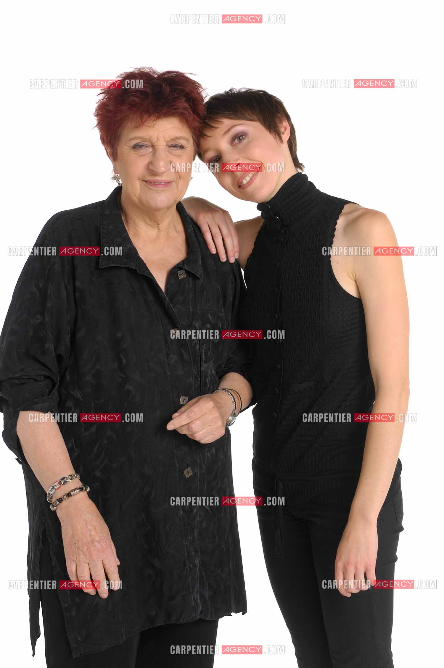 La chanteuse Anne Sylvestre et Jeanne Cherhal. ( Exclusif )