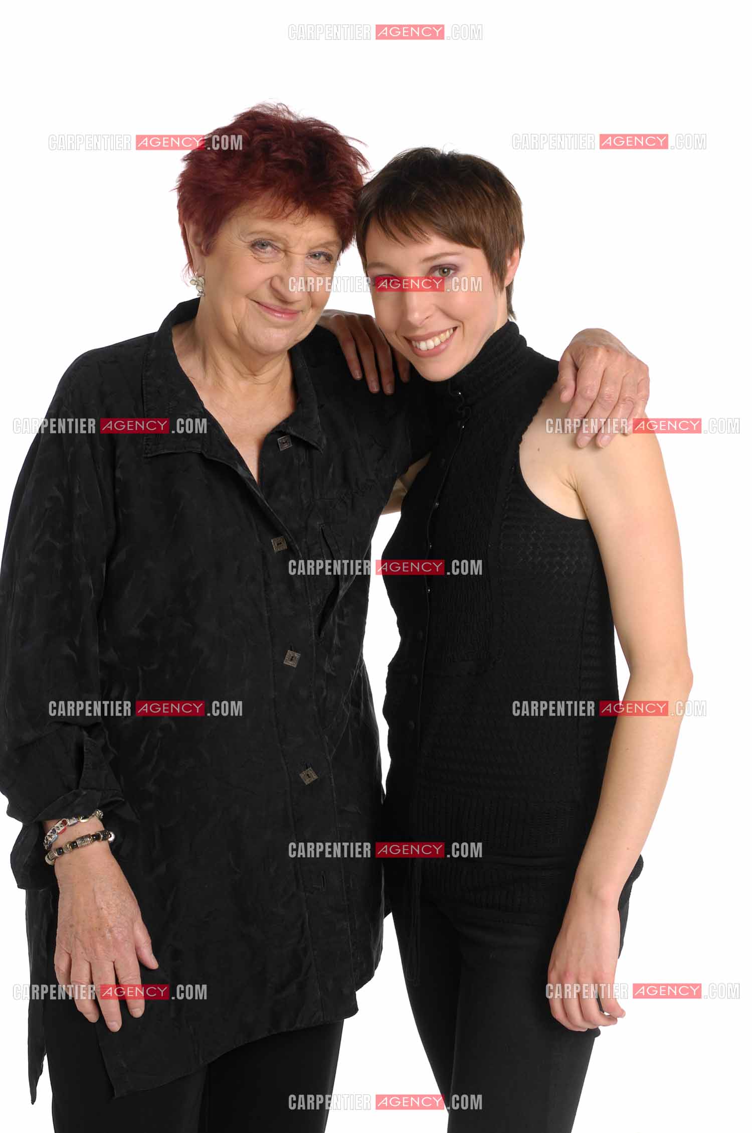 La chanteuse Anne Sylvestre et Jeanne Cherhal. ( Exclusif )