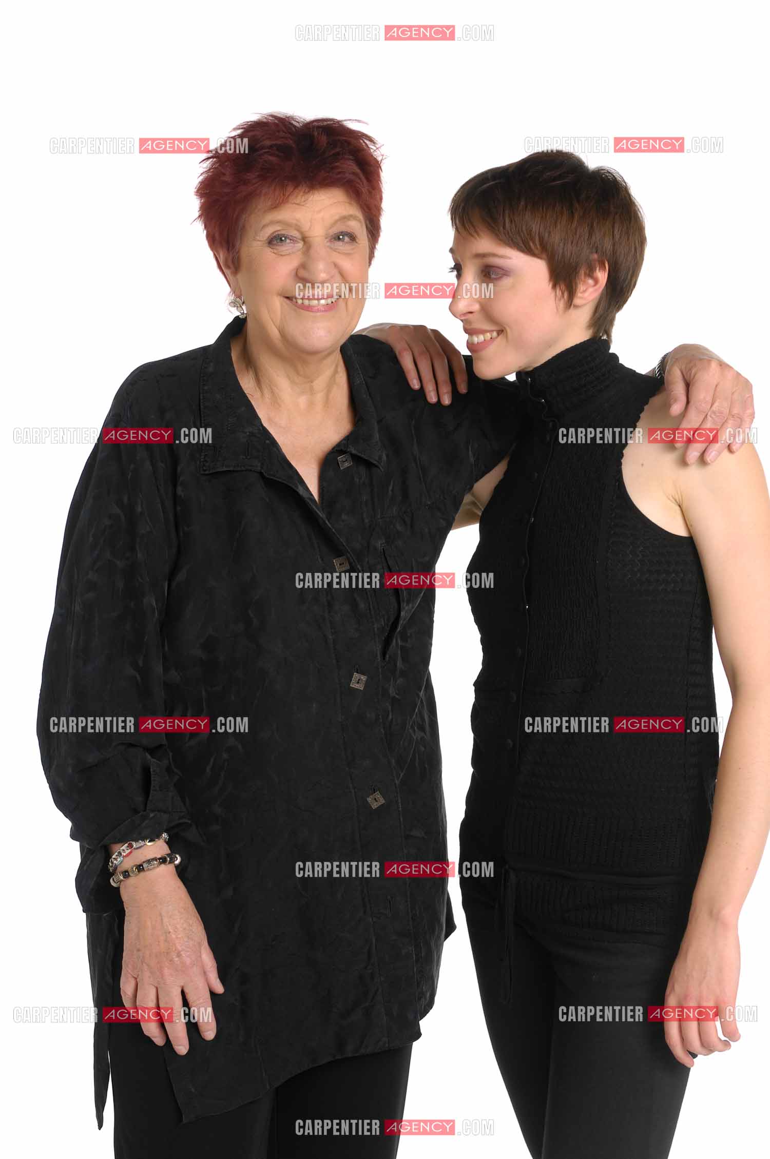 La chanteuse Anne Sylvestre et Jeanne Cherhal. ( Exclusif )