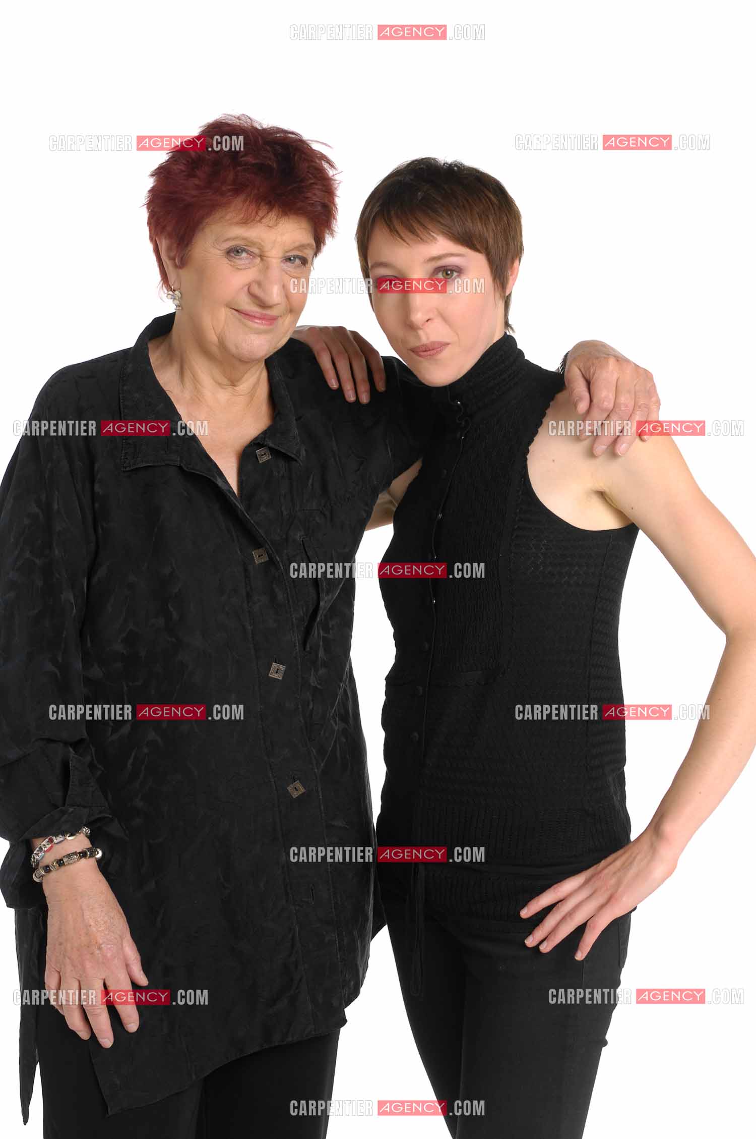 La chanteuse Anne Sylvestre et Jeanne Cherhal. ( Exclusif )