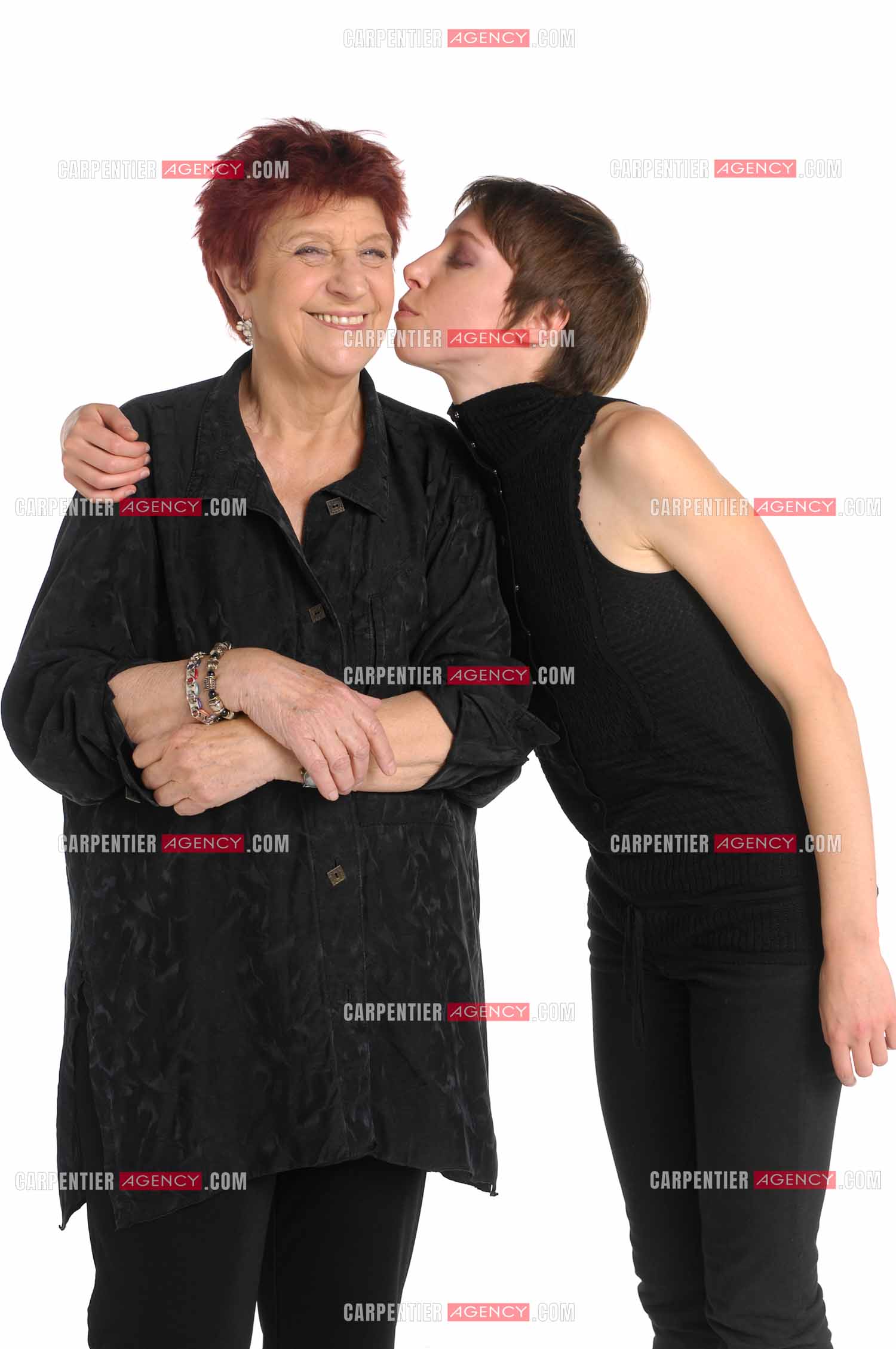 La chanteuse Anne Sylvestre et Jeanne Cherhal. ( Exclusif )