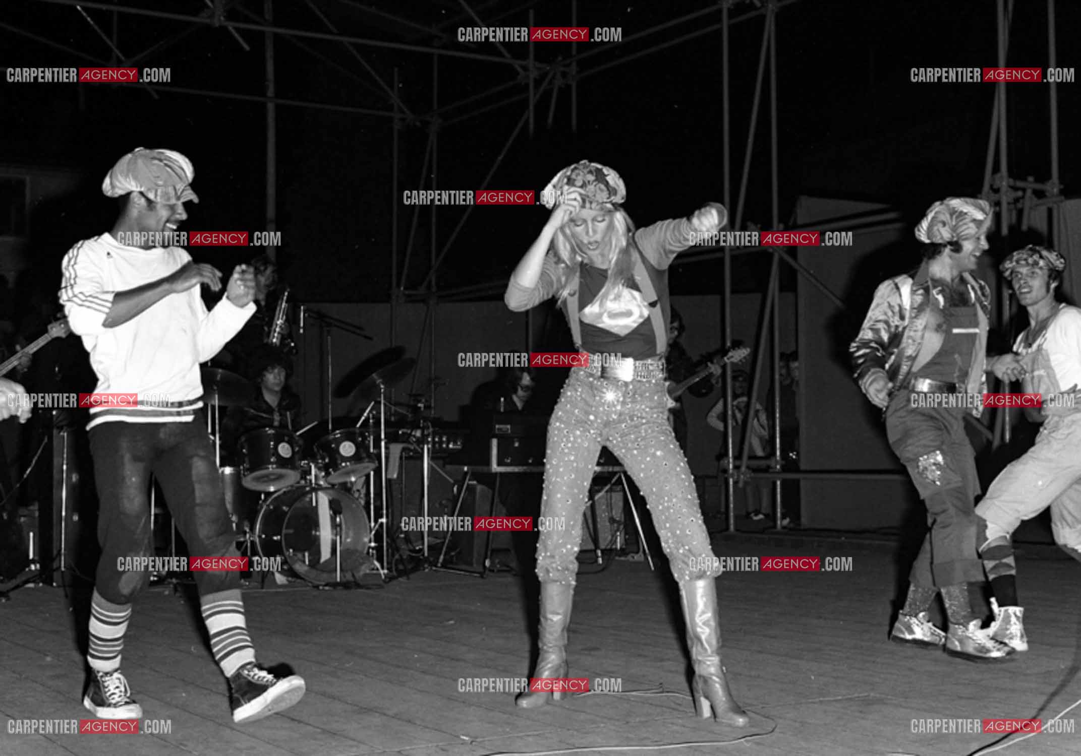 La chanteuse Sylvie Vartan en concert à Grenoble en 1977.