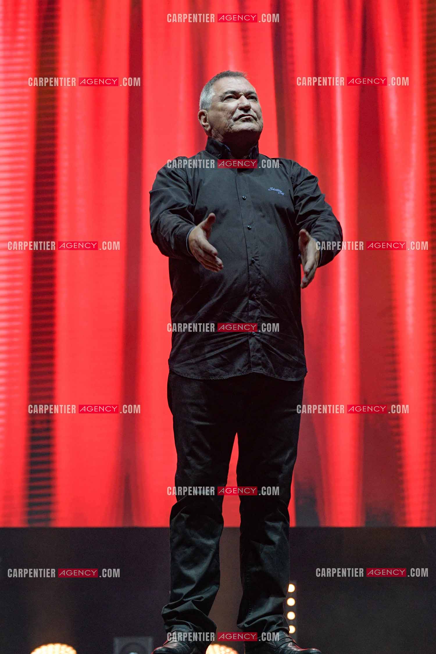 L'humoriste Jean-Marie Bigard en spectacle aux arènes de Fréjus.  ( Exclusif )