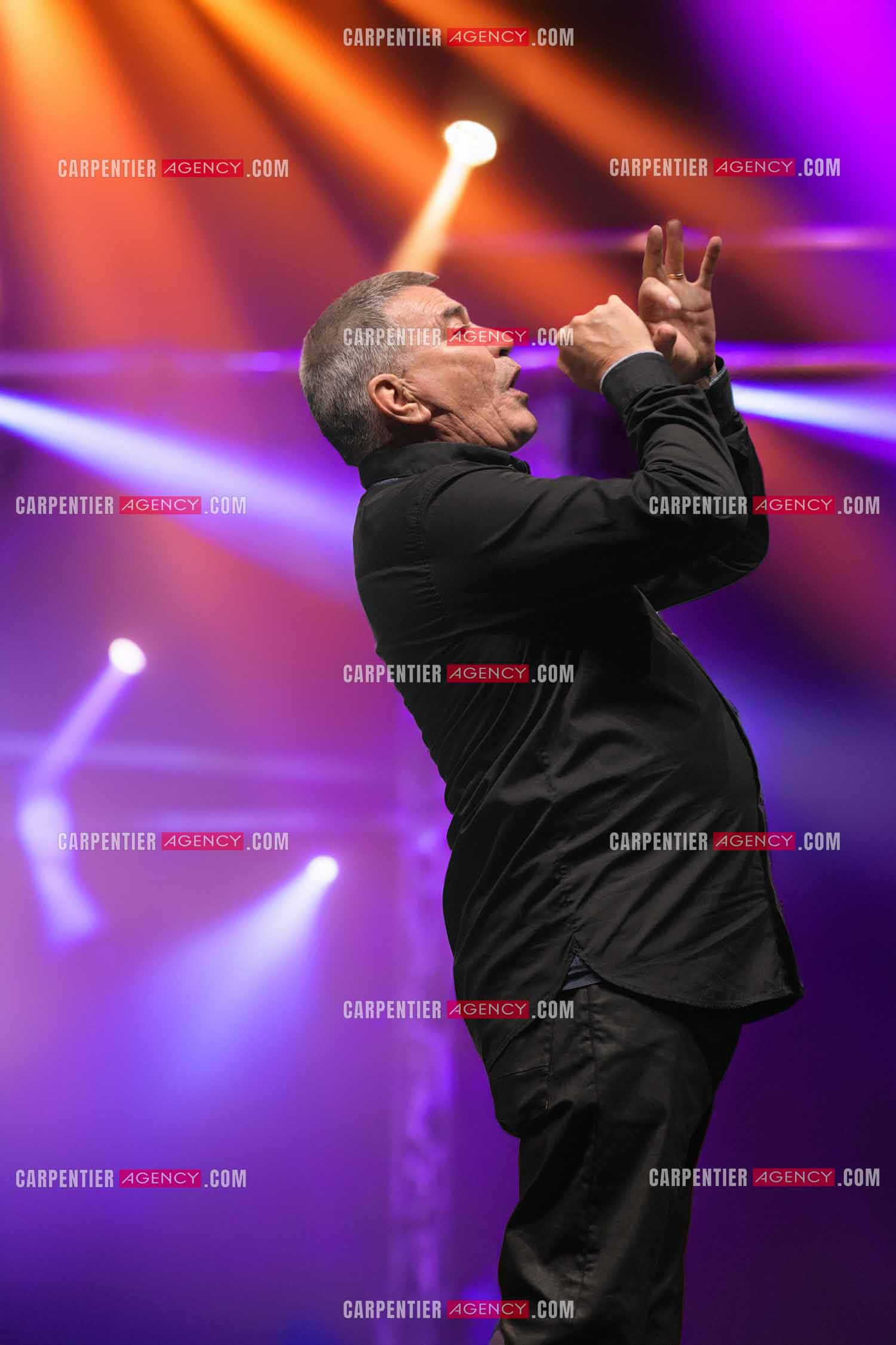 L'humoriste Jean-Marie Bigard en spectacle aux arènes de Fréjus.  ( Exclusif )