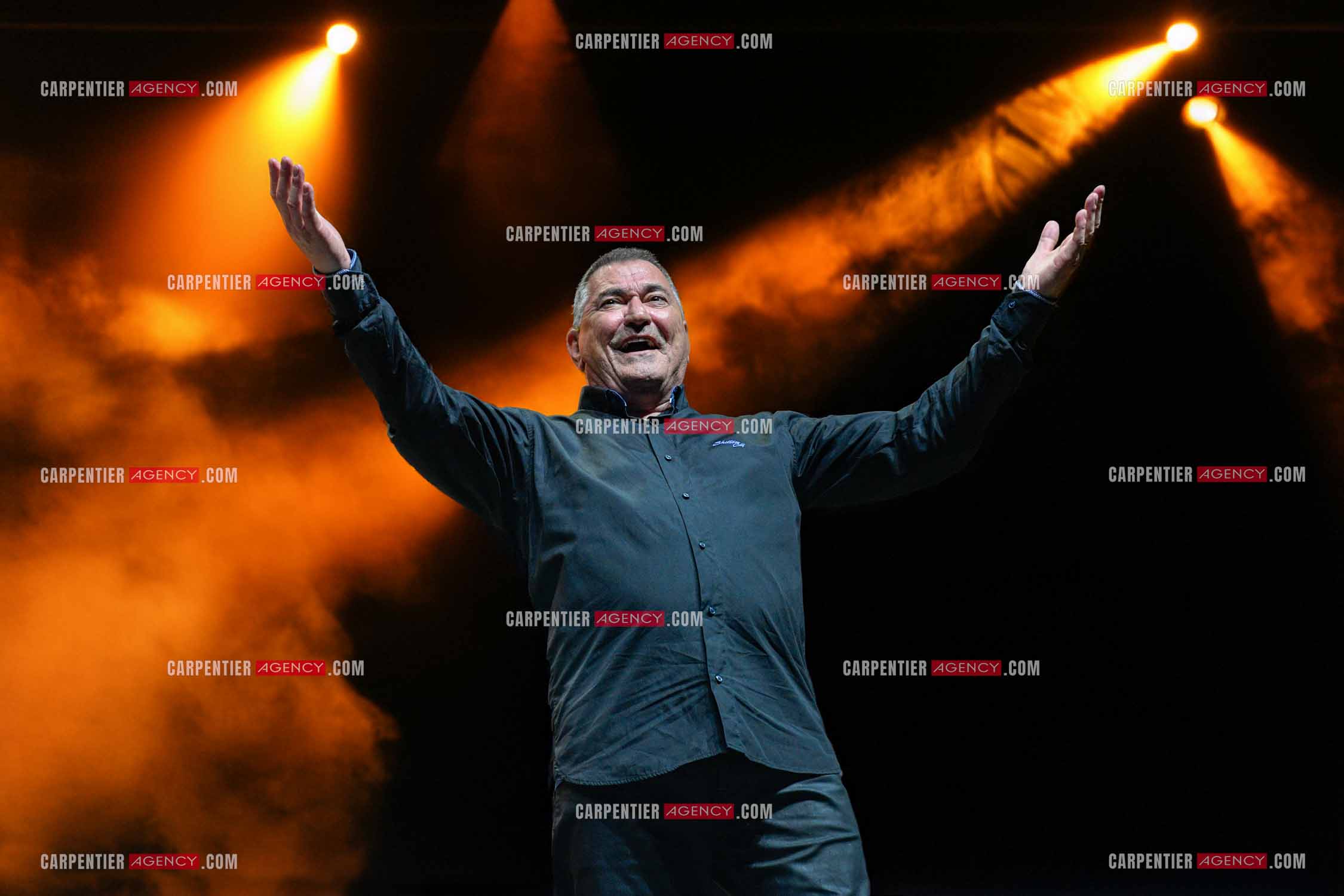 L'humoriste Jean-Marie Bigard en spectacle aux arènes de Fréjus.  ( Exclusif )