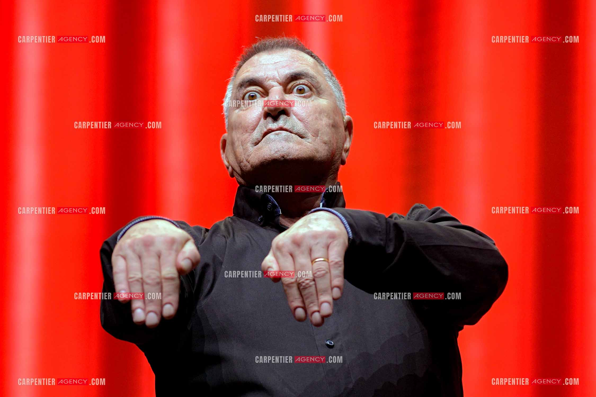 L'humoriste Jean-Marie Bigard en spectacle aux arènes de Fréjus.  ( Exclusif )