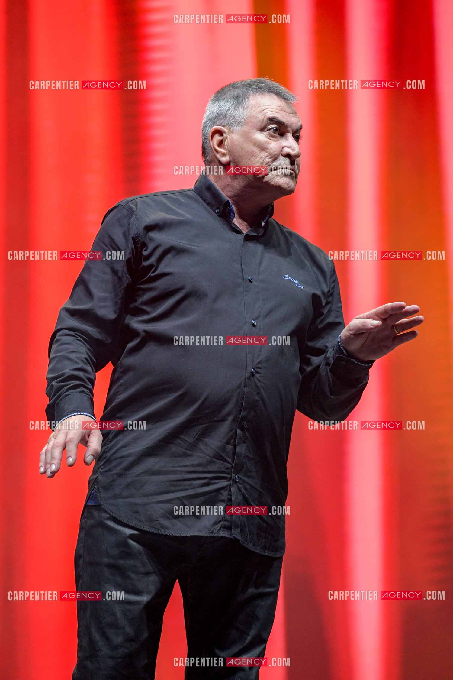 L'humoriste Jean-Marie Bigard en spectacle aux arènes de Fréjus.  ( Exclusif )