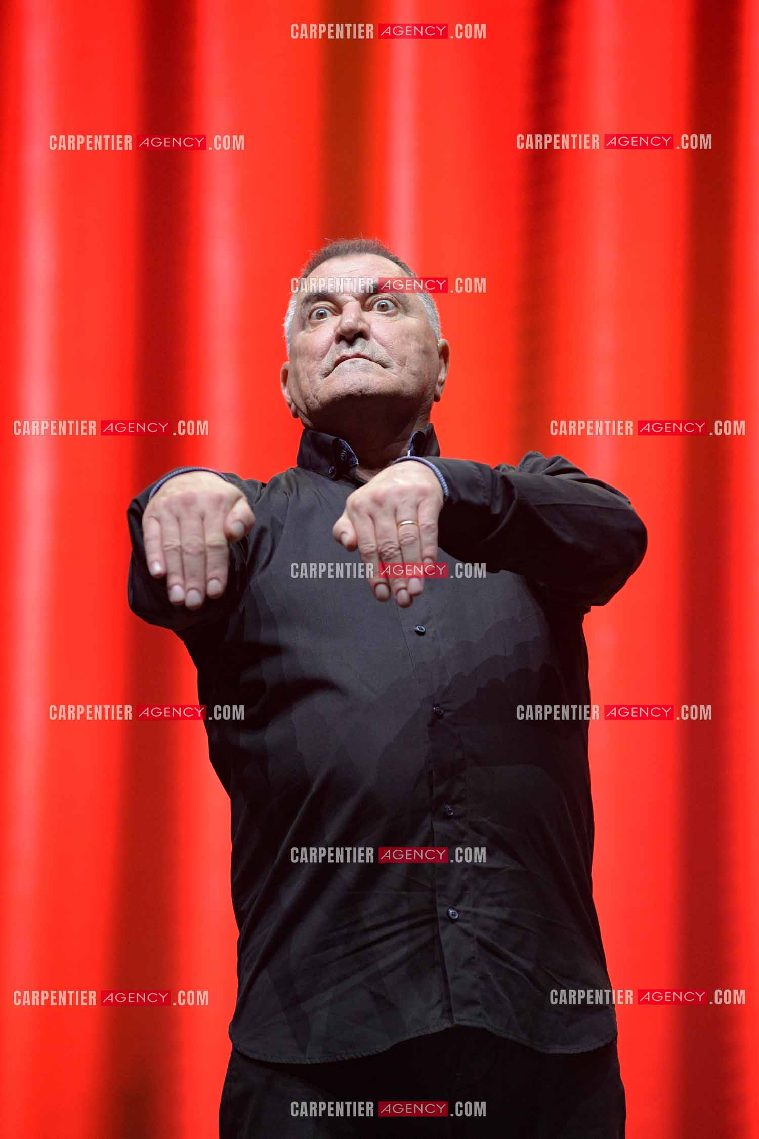 L'humoriste Jean-Marie Bigard en spectacle aux arènes de Fréjus.  ( Exclusif )
