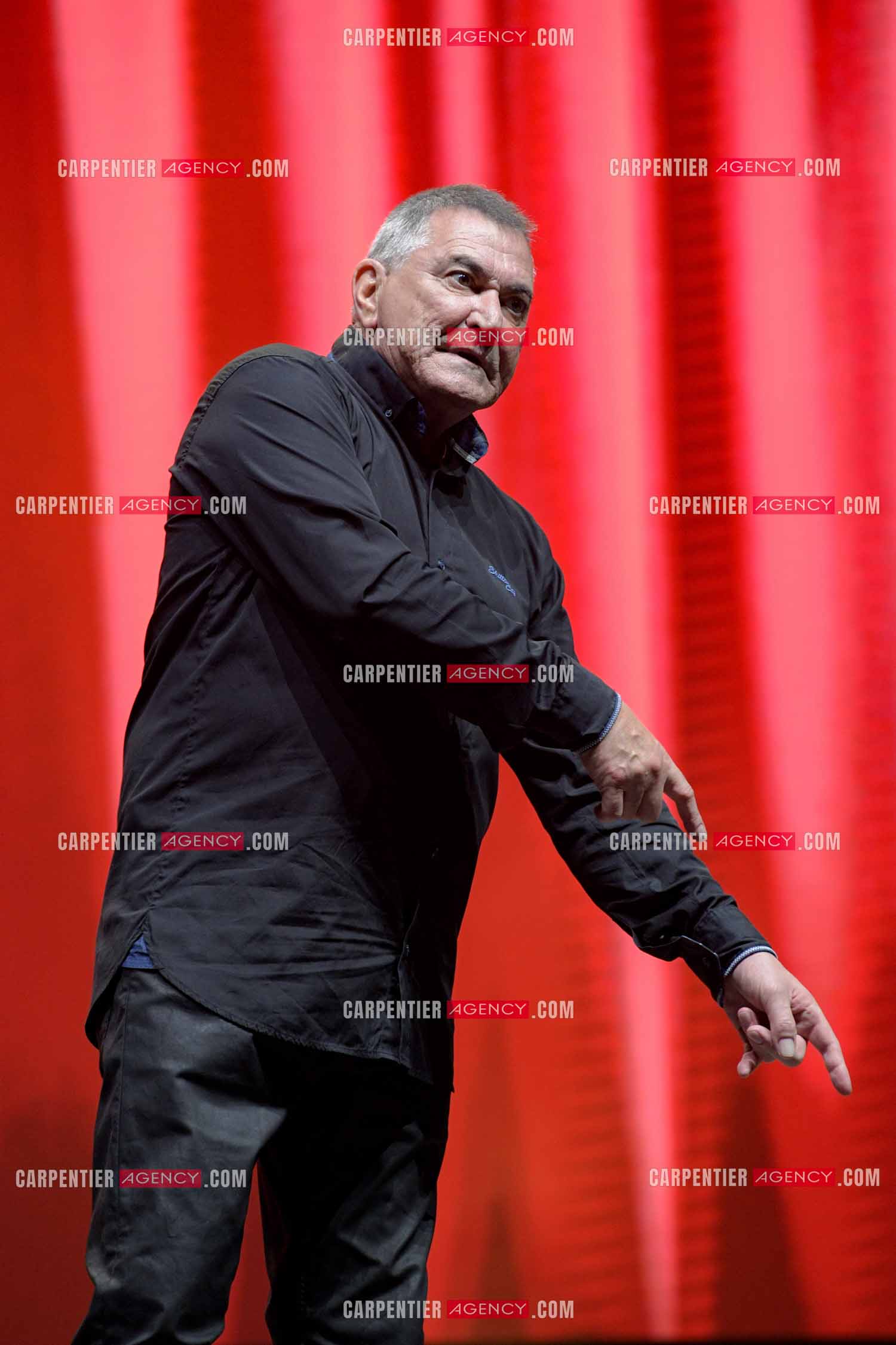 L'humoriste Jean-Marie Bigard en spectacle aux arènes de Fréjus.  ( Exclusif )